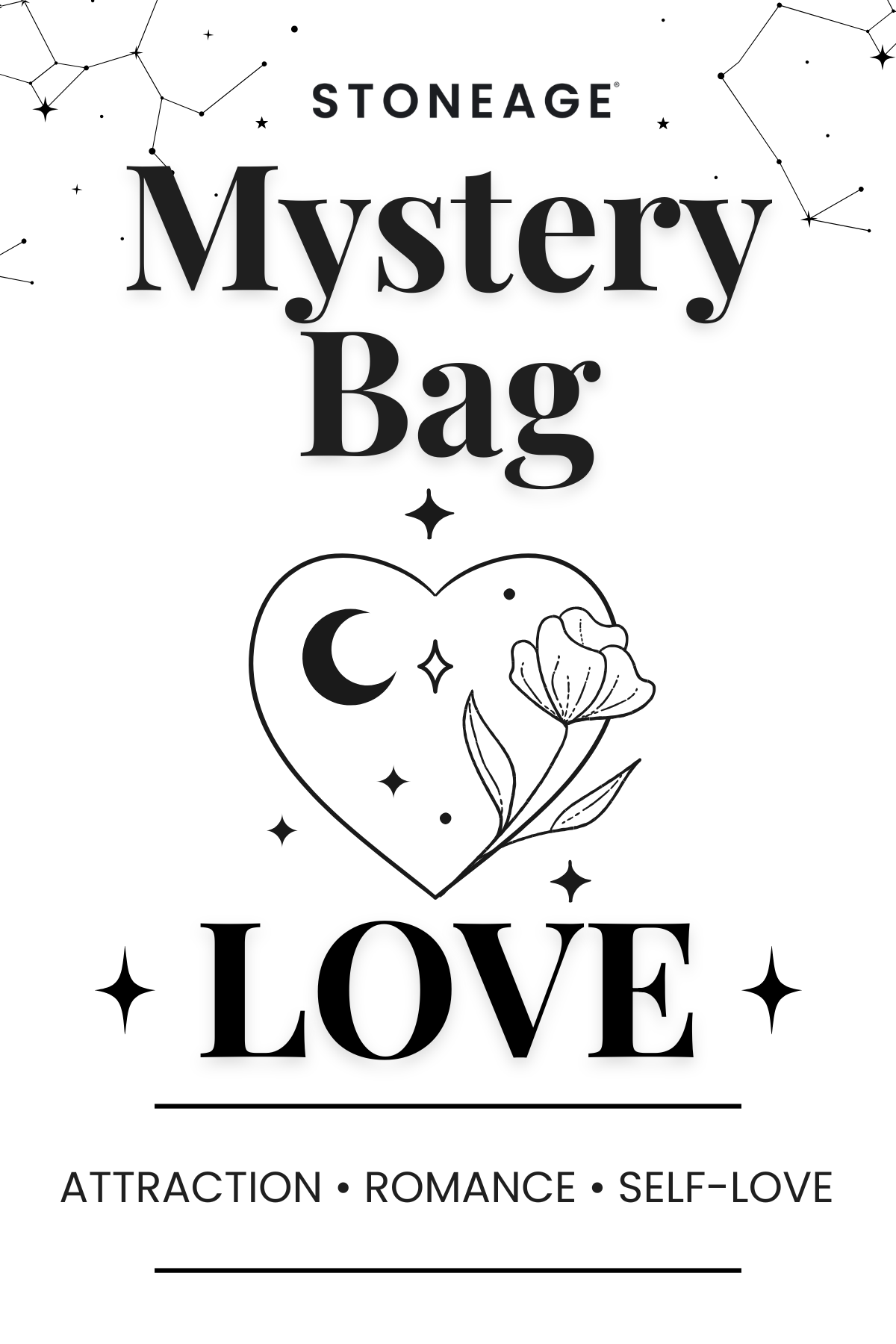 LOVE - Small Mystery Bag Labels, 20 Pieces in a Pack