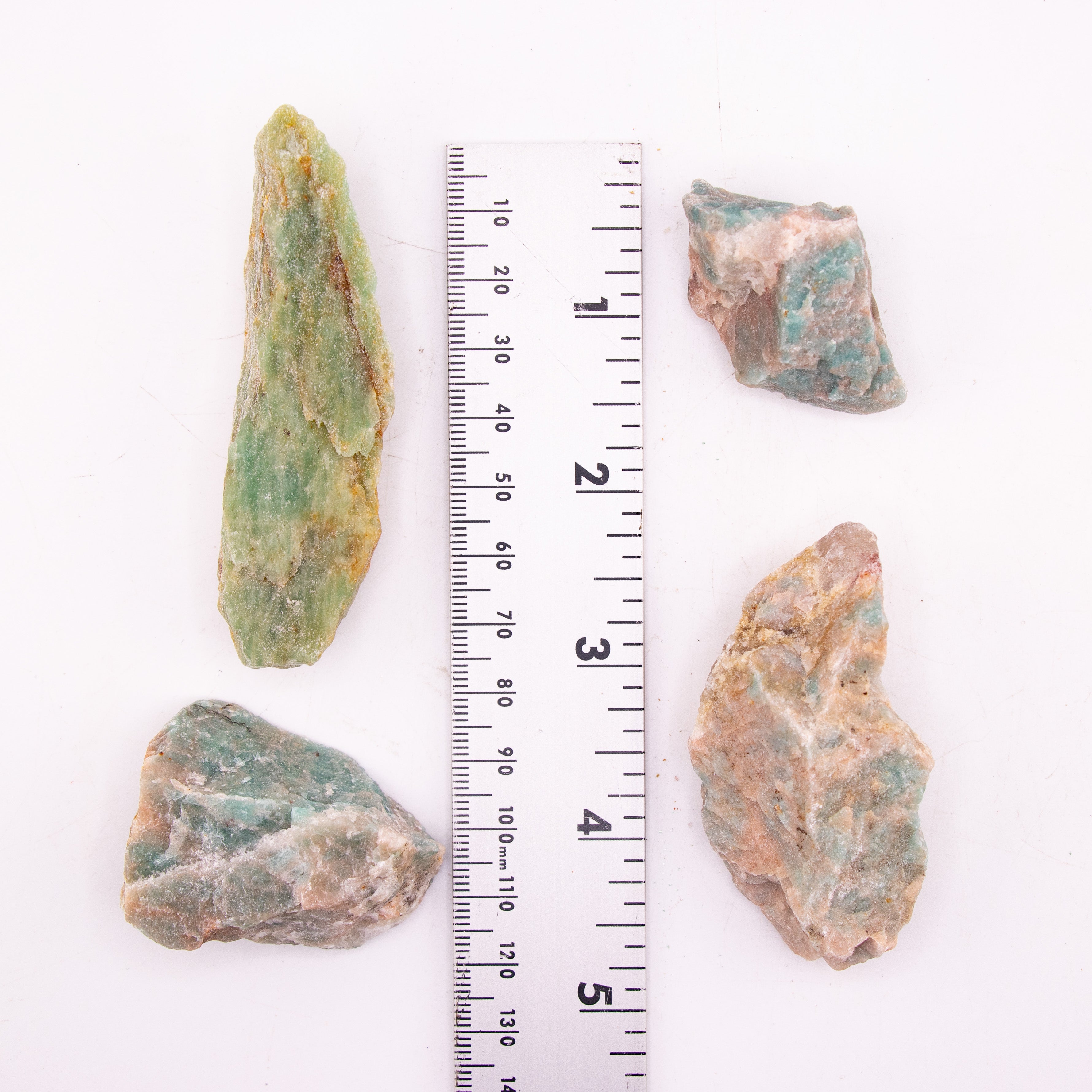 Amazonite Rough Stone, 3-6cm, 20 Pieces in a Pack, #046
