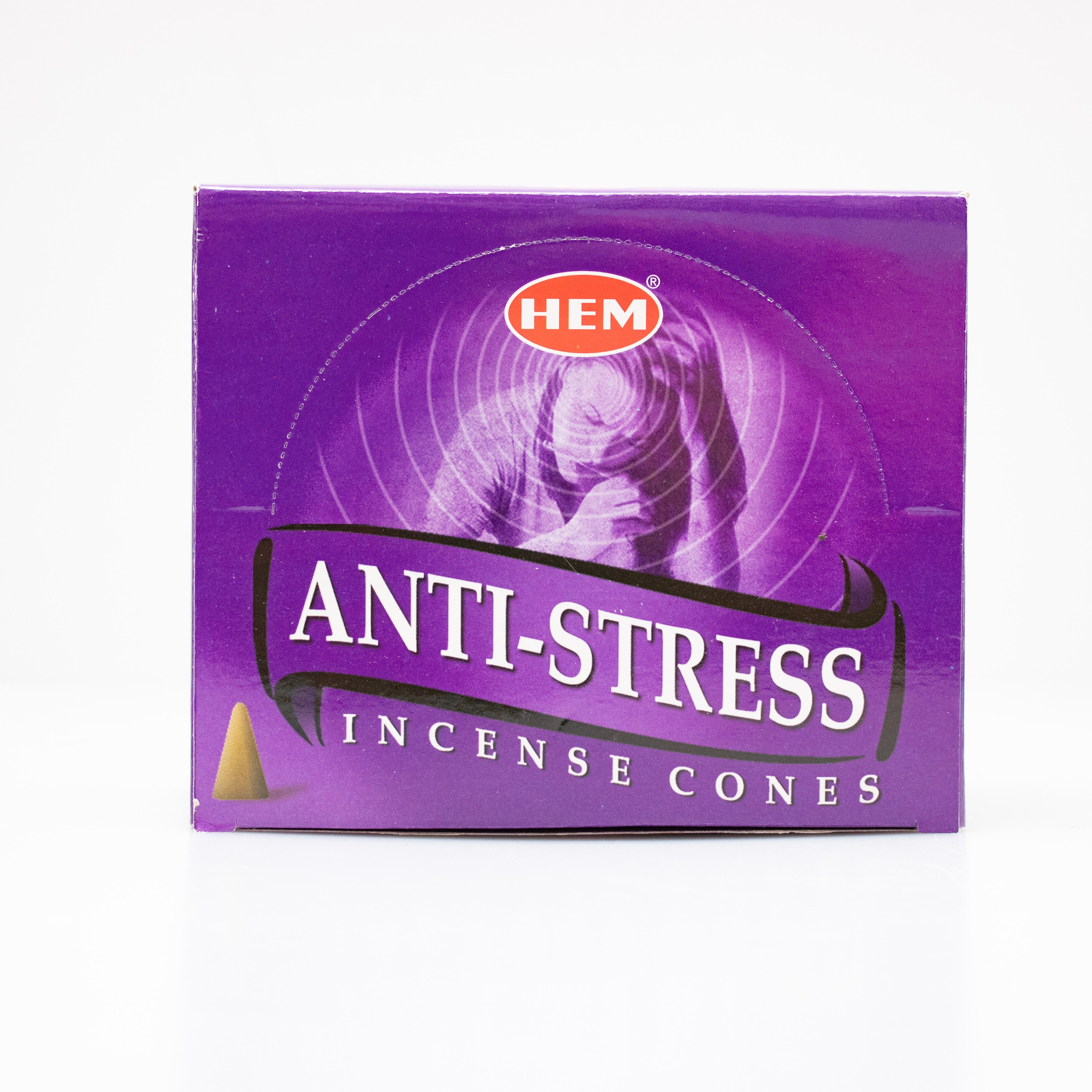 Hem Anti-Stress, Incense Cone, 24 grams in one Pack, 12 Pack Box
