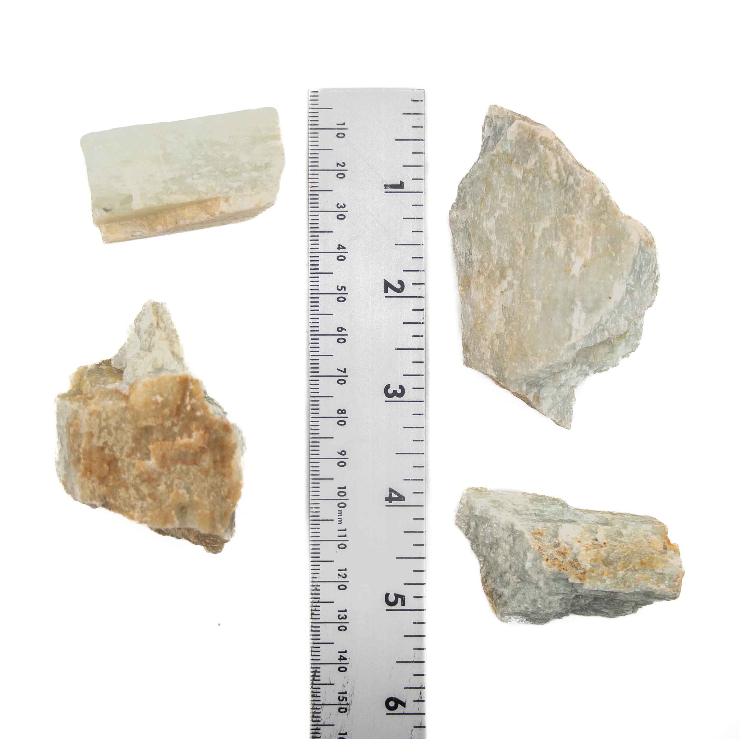 Aquamarine Rough Stone, 4-6 cm, 1 KG Pack