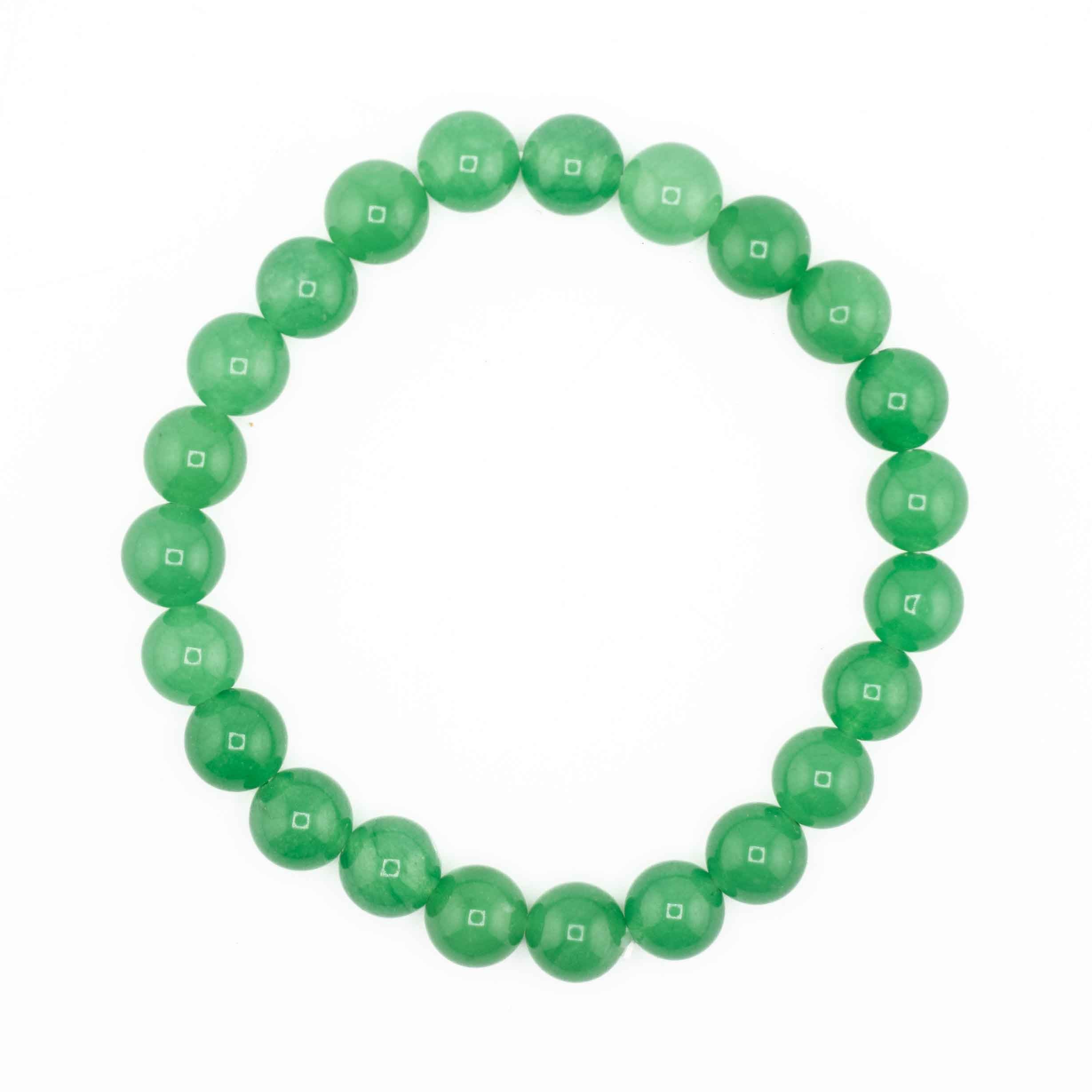 Aventurine (Green), Metal Free Bracelet, 8mm, 5 Pieces in a Pack