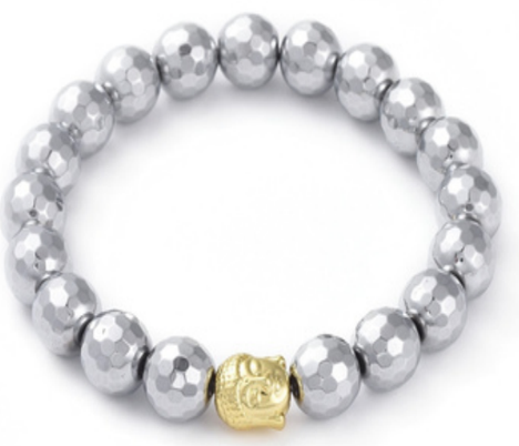 Metal Bracelet, 8mm, 5 Pieces in a Pack