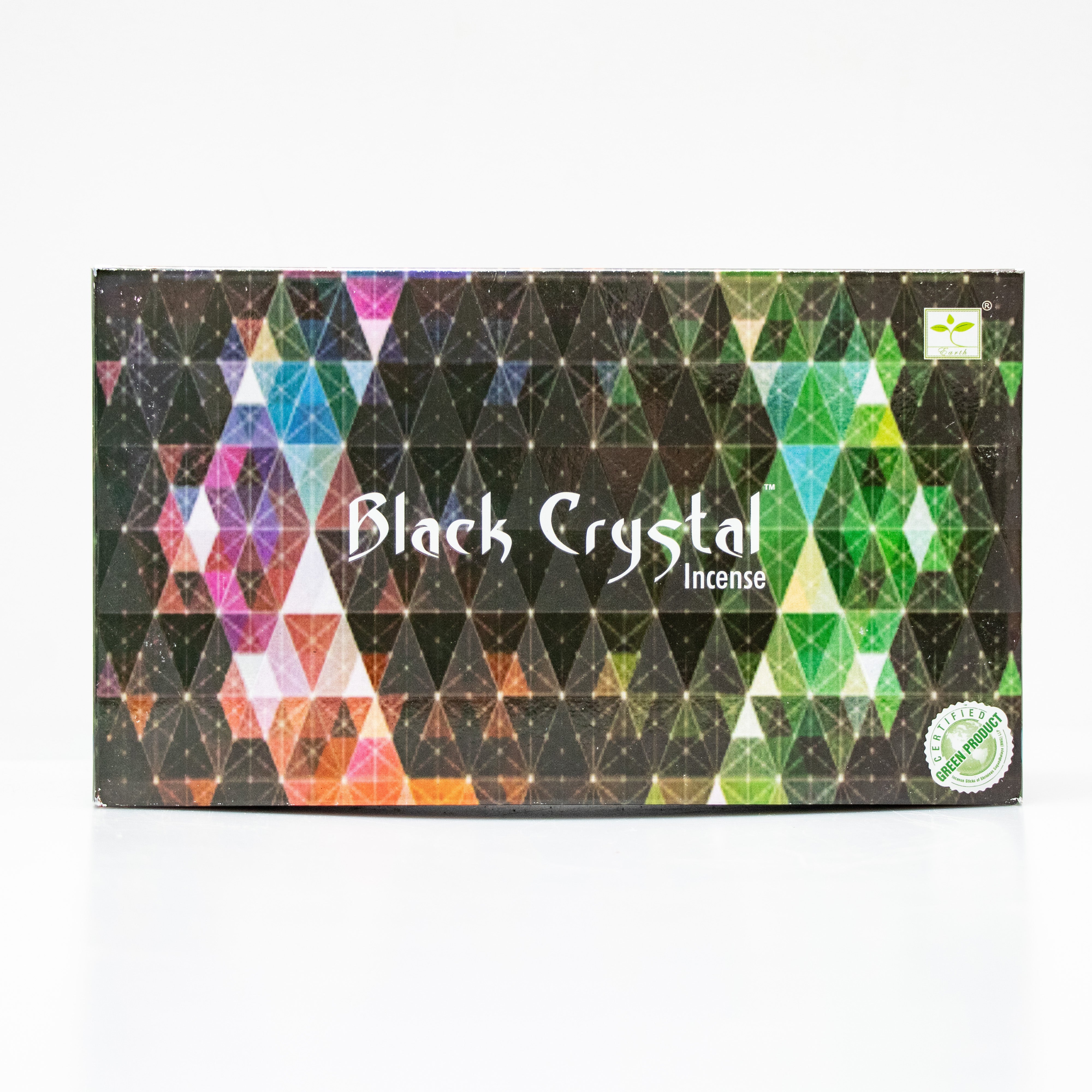 Satya Black Crystal, Incense Sticks, 15 grams in one Pack, 12 Pack Box