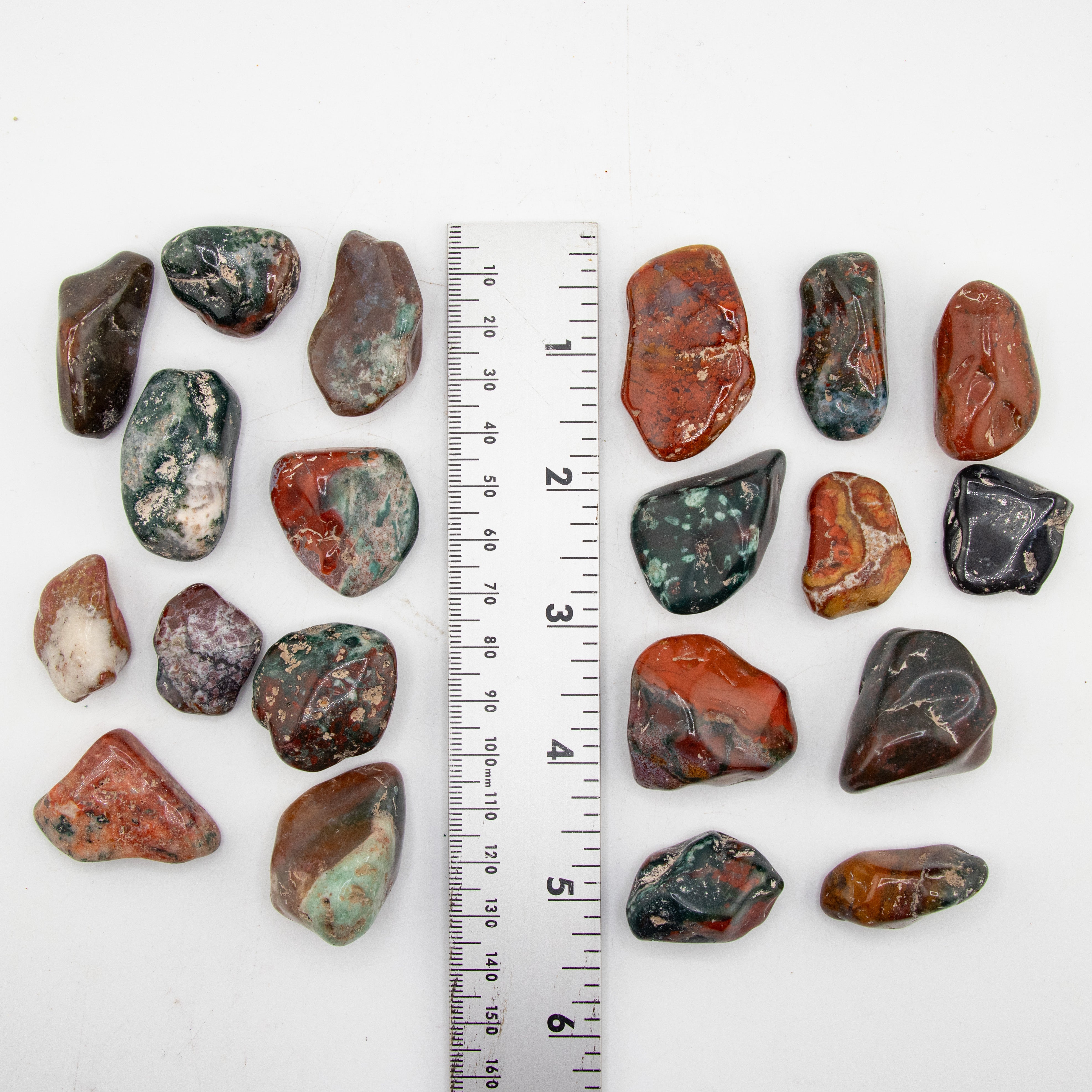 Blood Jasper Tumbled Stone, 2-3cm, 1 Lb