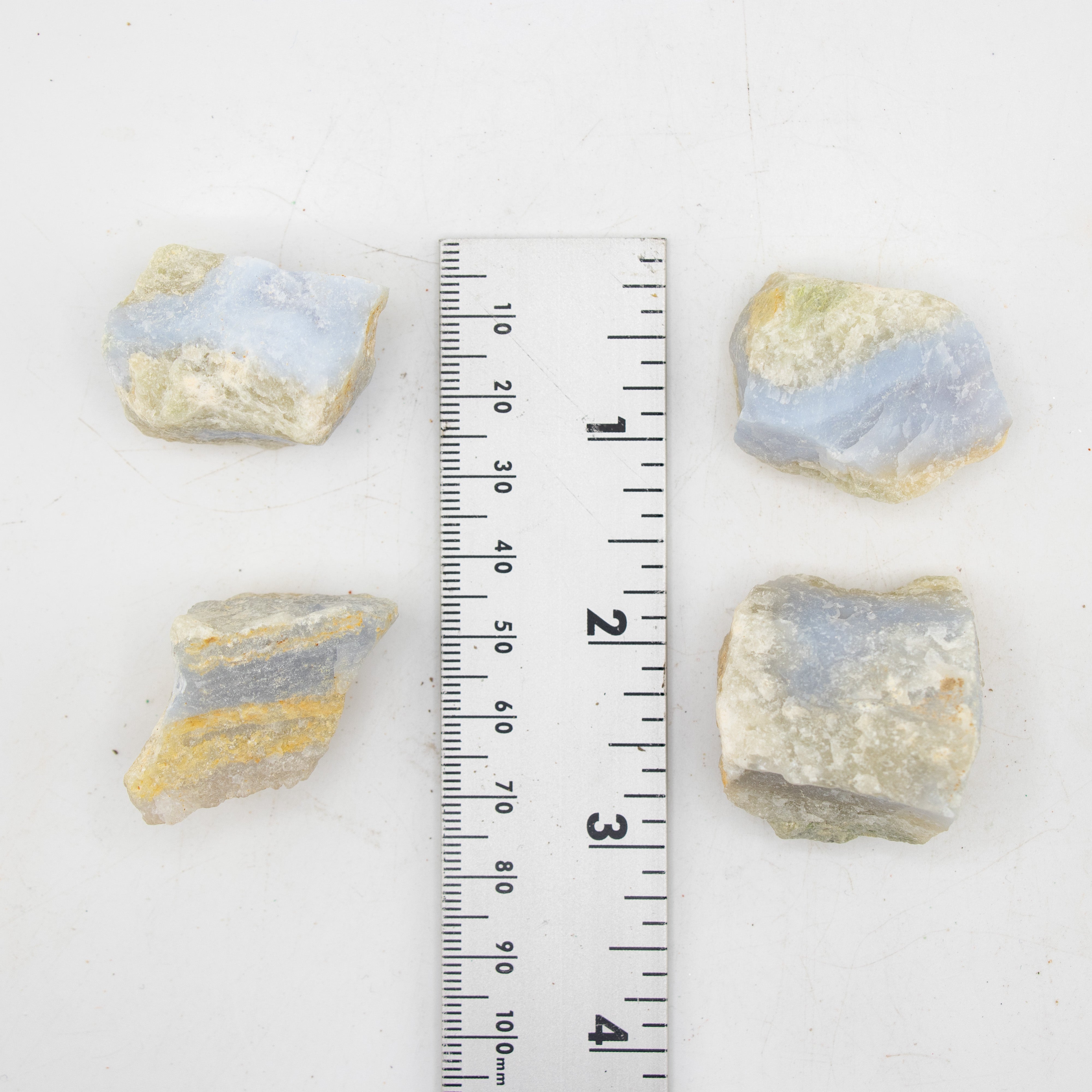 Blue Calcite Rough Stone, 20 Pieces in a Pack, #017