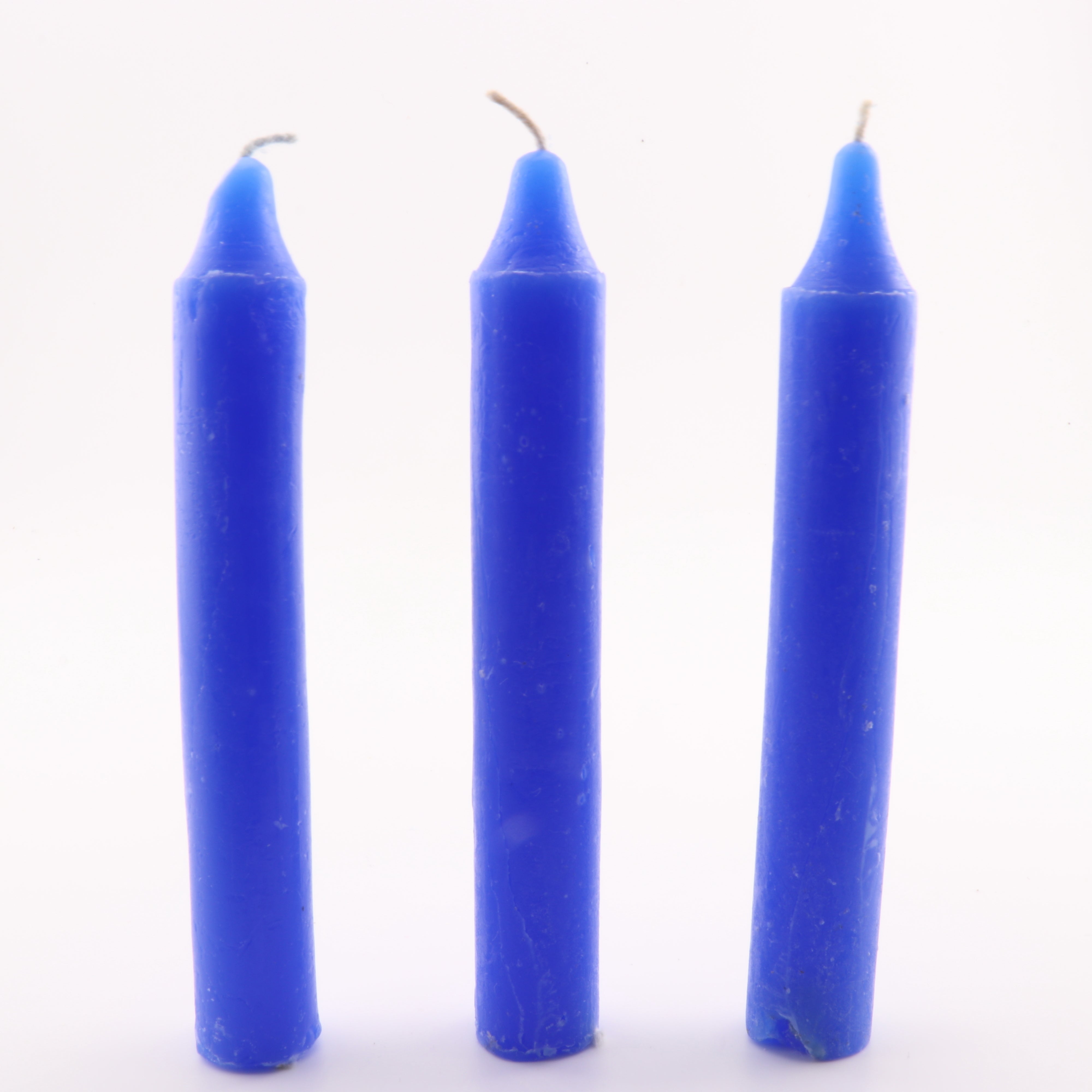 Chime Candle, Blue Color, 4", 20 Pieces in a Pack
