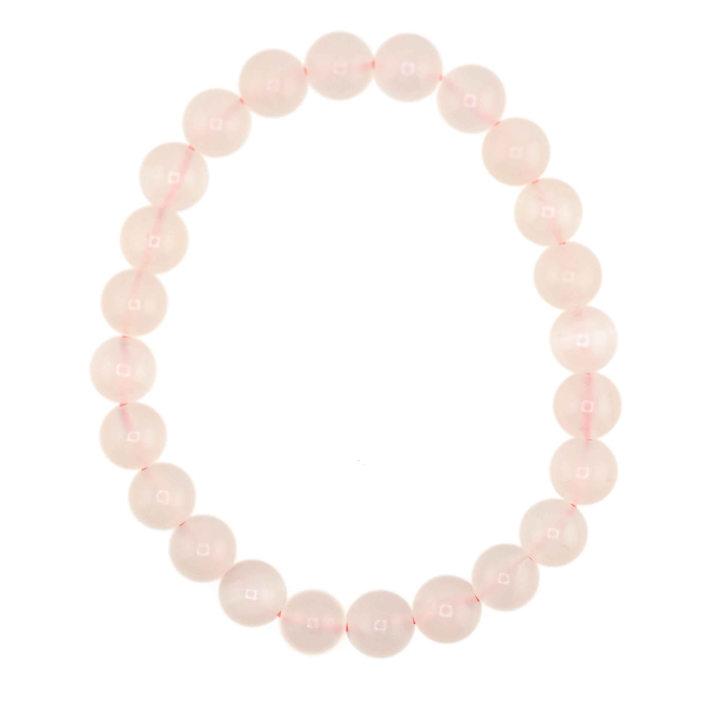 Calcite (Pink Mangano), Metal Free Bracelet, 8mm ||Sold as a Strand||