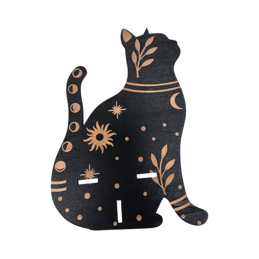 Cat Shaped Pendulum Holder, 10" x 6", 5 Pieces in a Pack