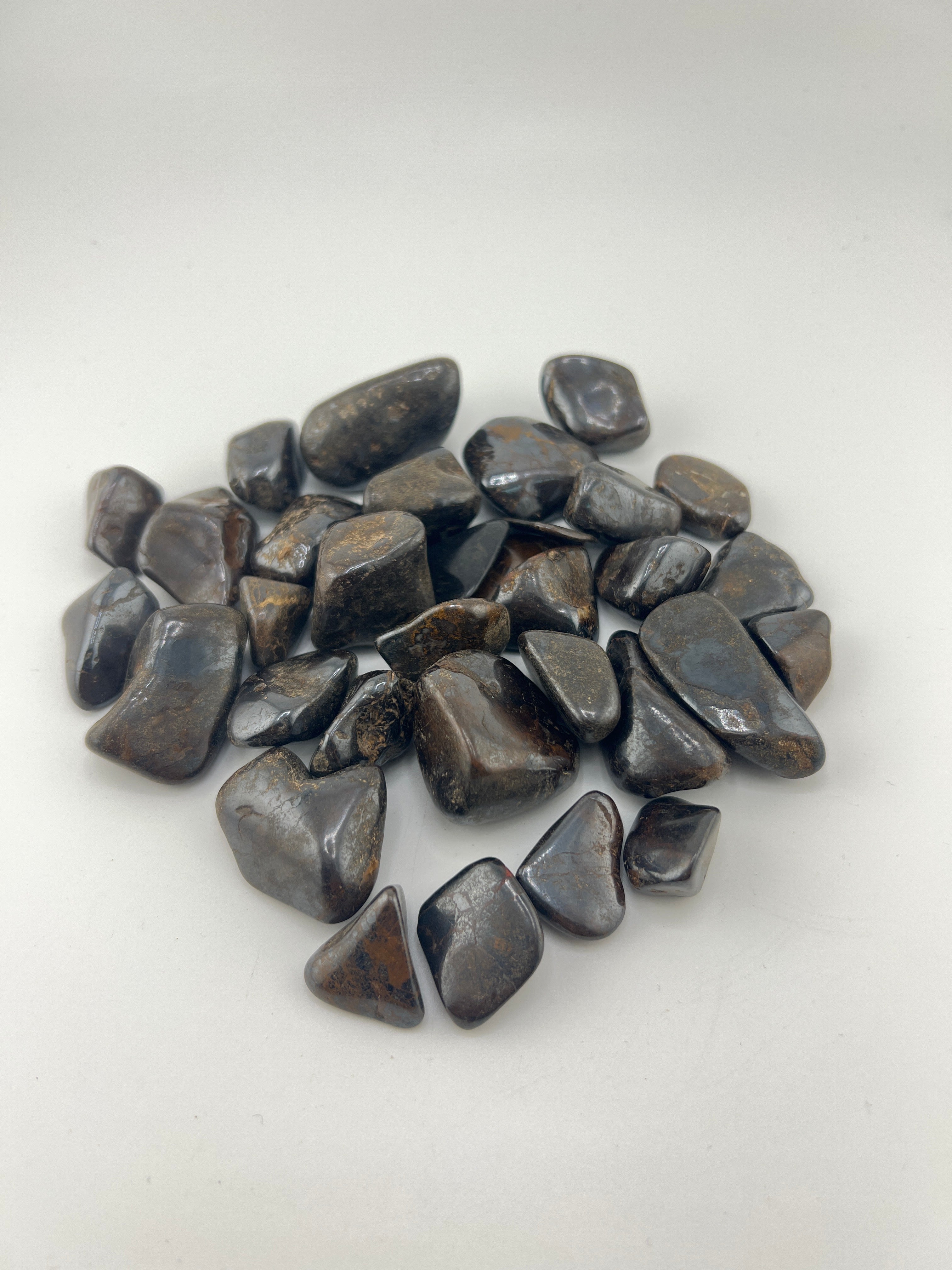 Hematite Tumbled Stone, 2-3cm, 1 Lb