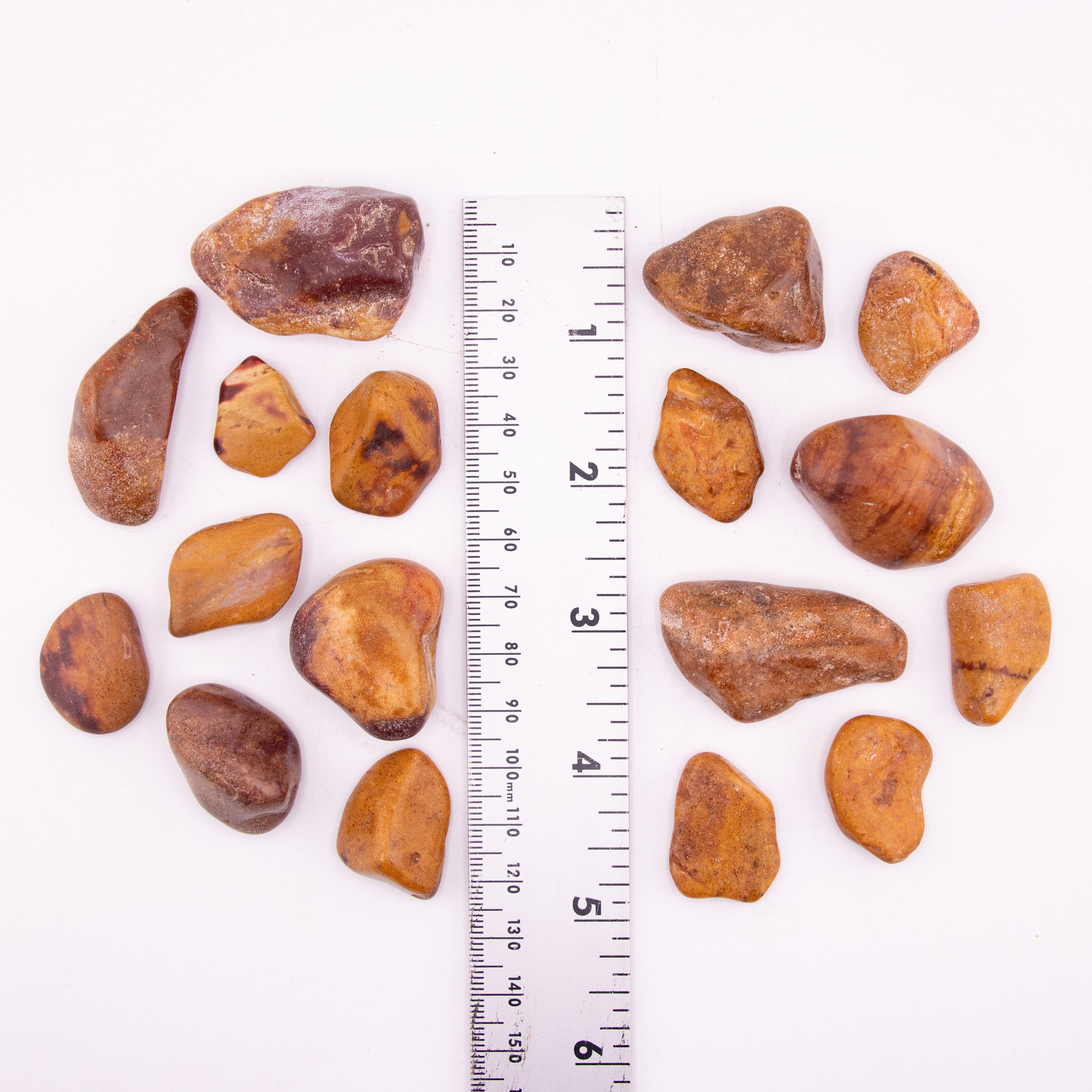 Feldspar Jasper Tumbled Stone, 2-3cm, 1 Lb