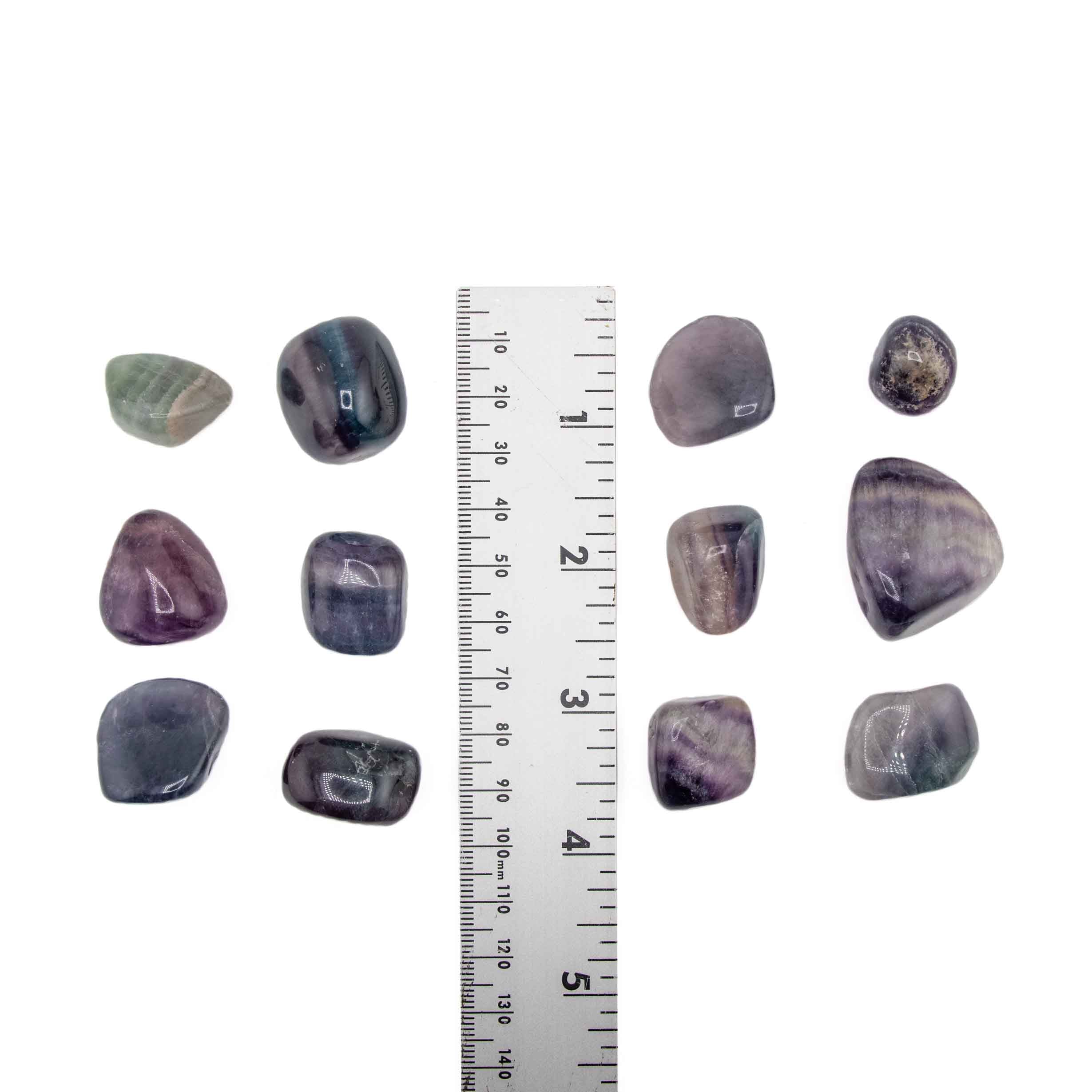 Fluorite Tumbled Stone, 2-3cm, 1 Lb