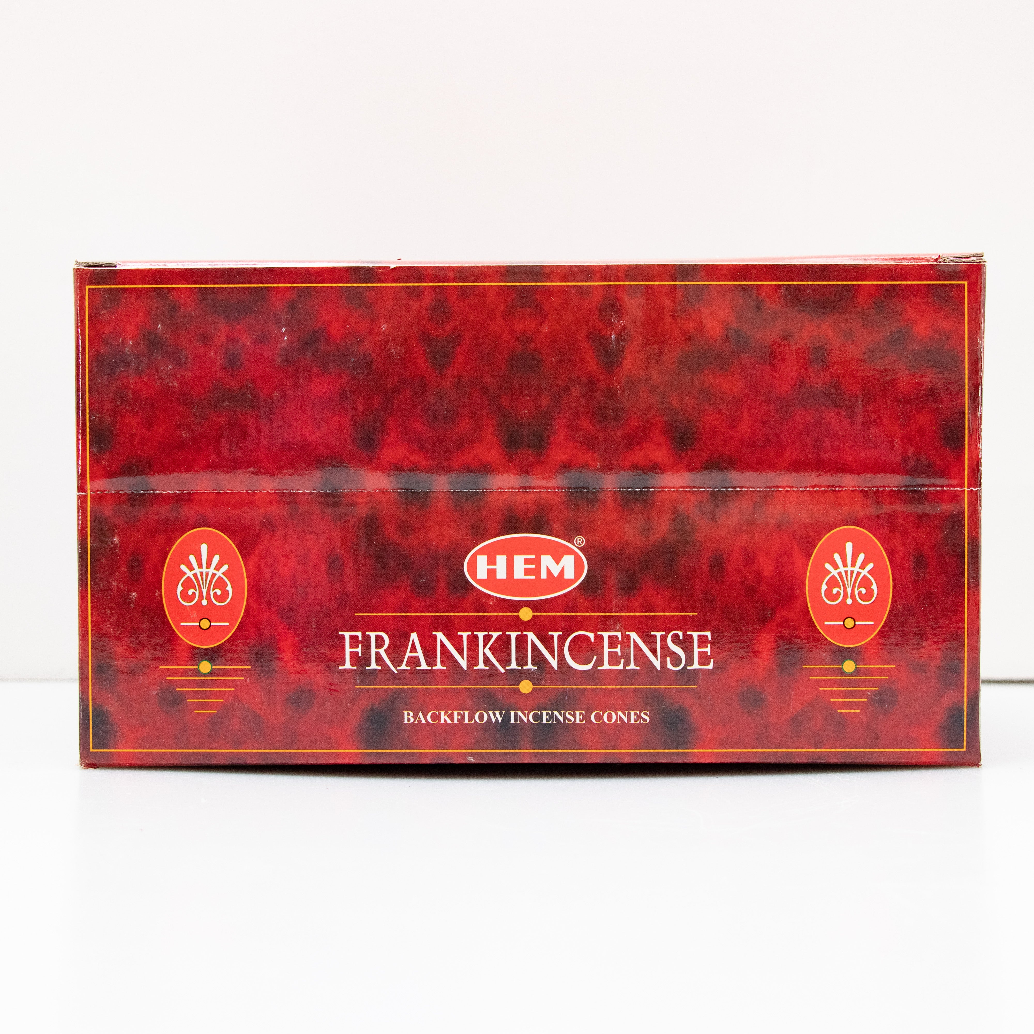 HEM Frankincense, Backflow Cones, 12 Pack (40 cones each pack), 480 Cones