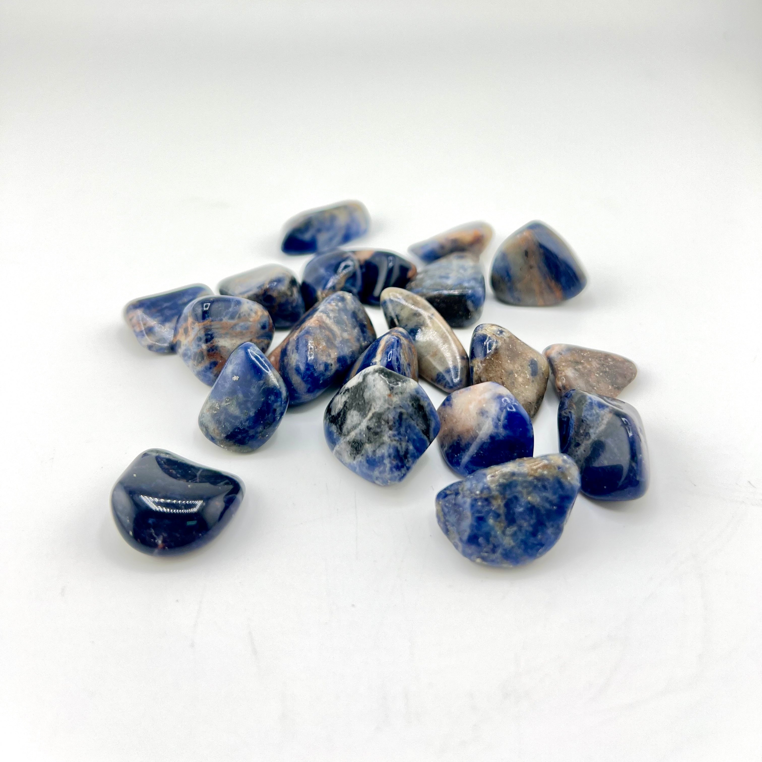 Sodalite Tumbled Stone, 2-3cm, 1 Lb
