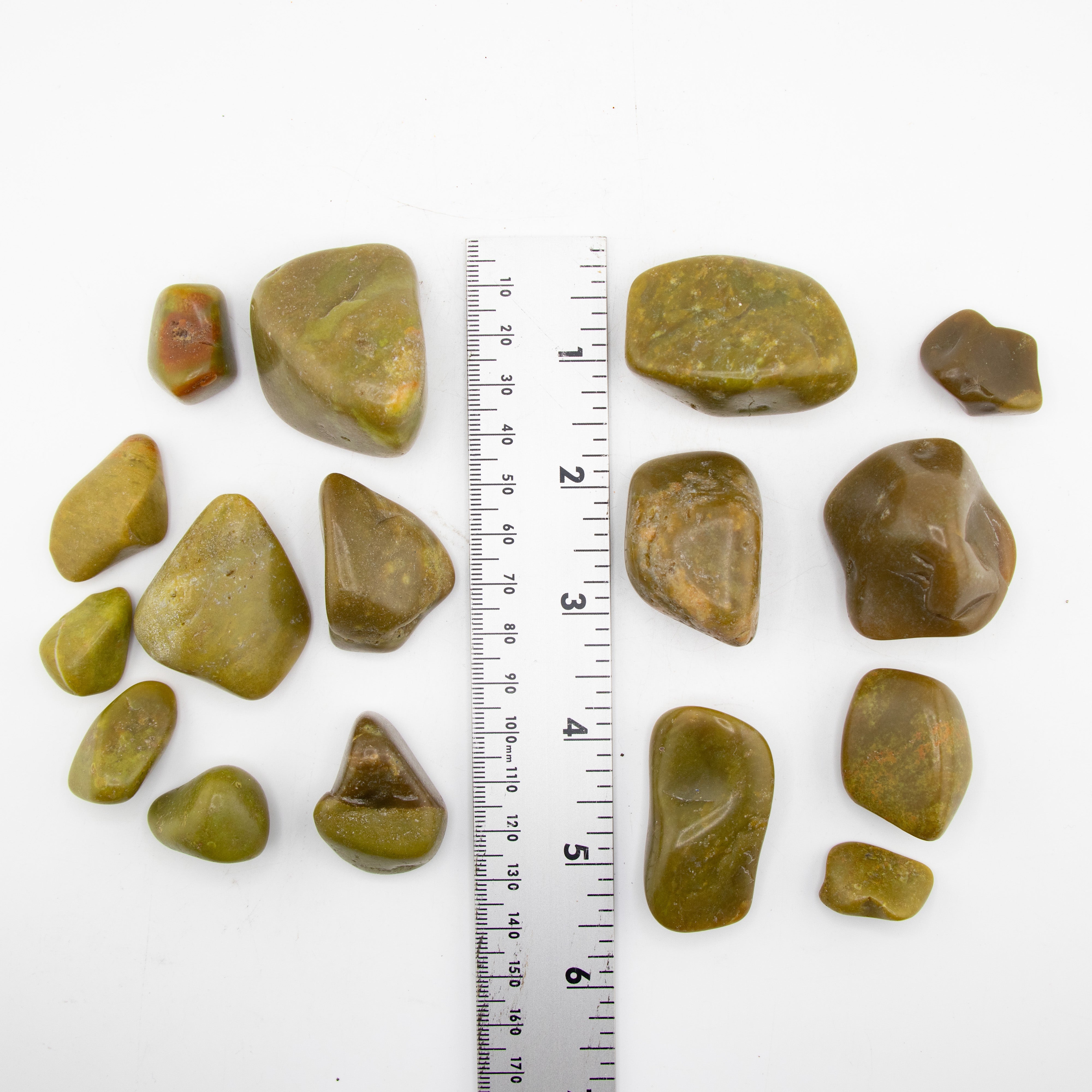 Green Opal Tumbled Stone, 2-3cm, 1 Lb