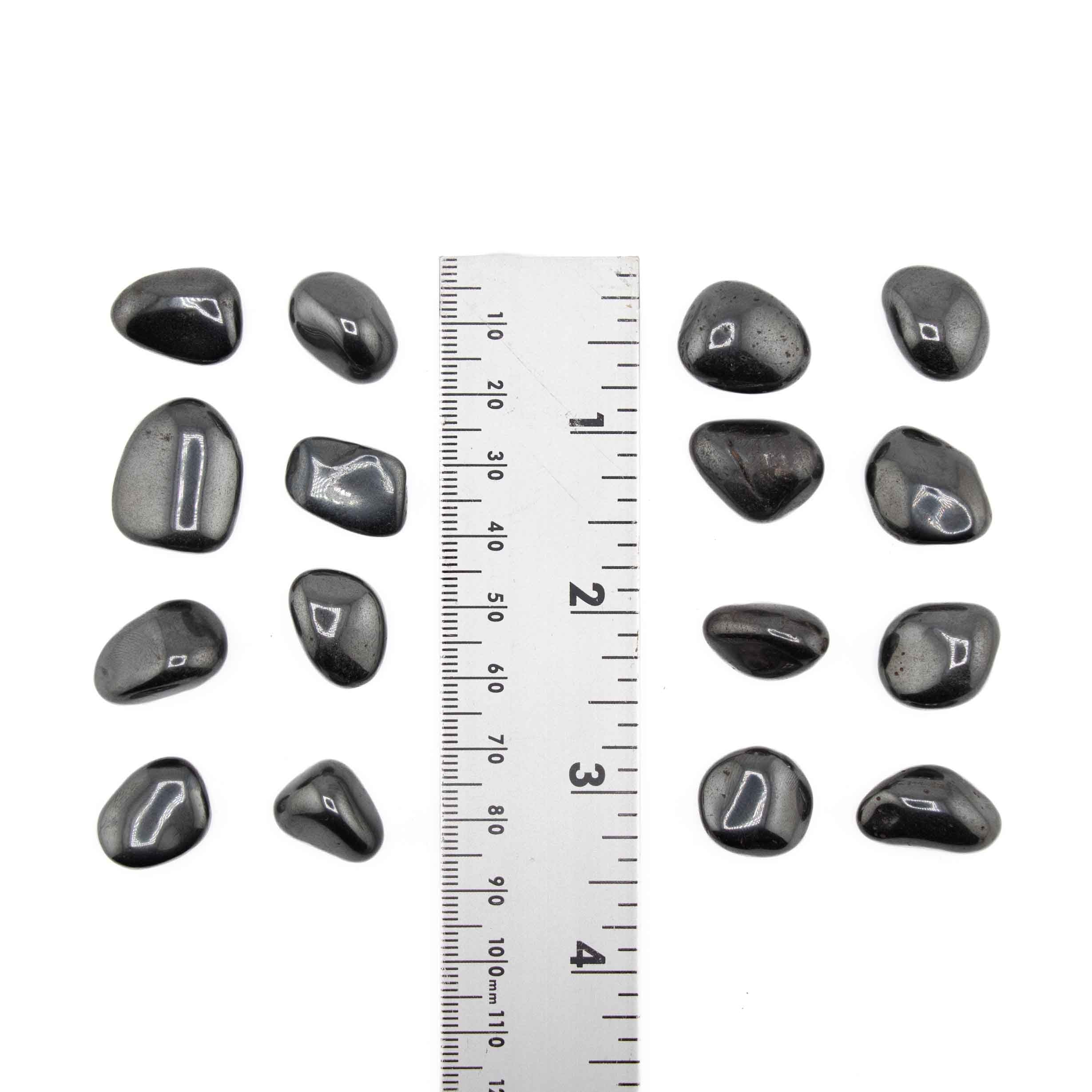 Hematite Tumbled Stone, 2-3cm, 1 Lb