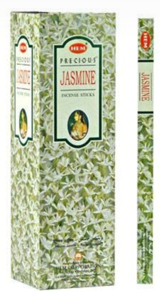 Hem Jasmine, Incense Sticks, 8 Stick, 18 grams in one Pack, 25 Pack Box