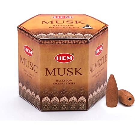 HEM Musk, Backflow Cones, 12 Pack (40 cones each pack), 480 Cones
