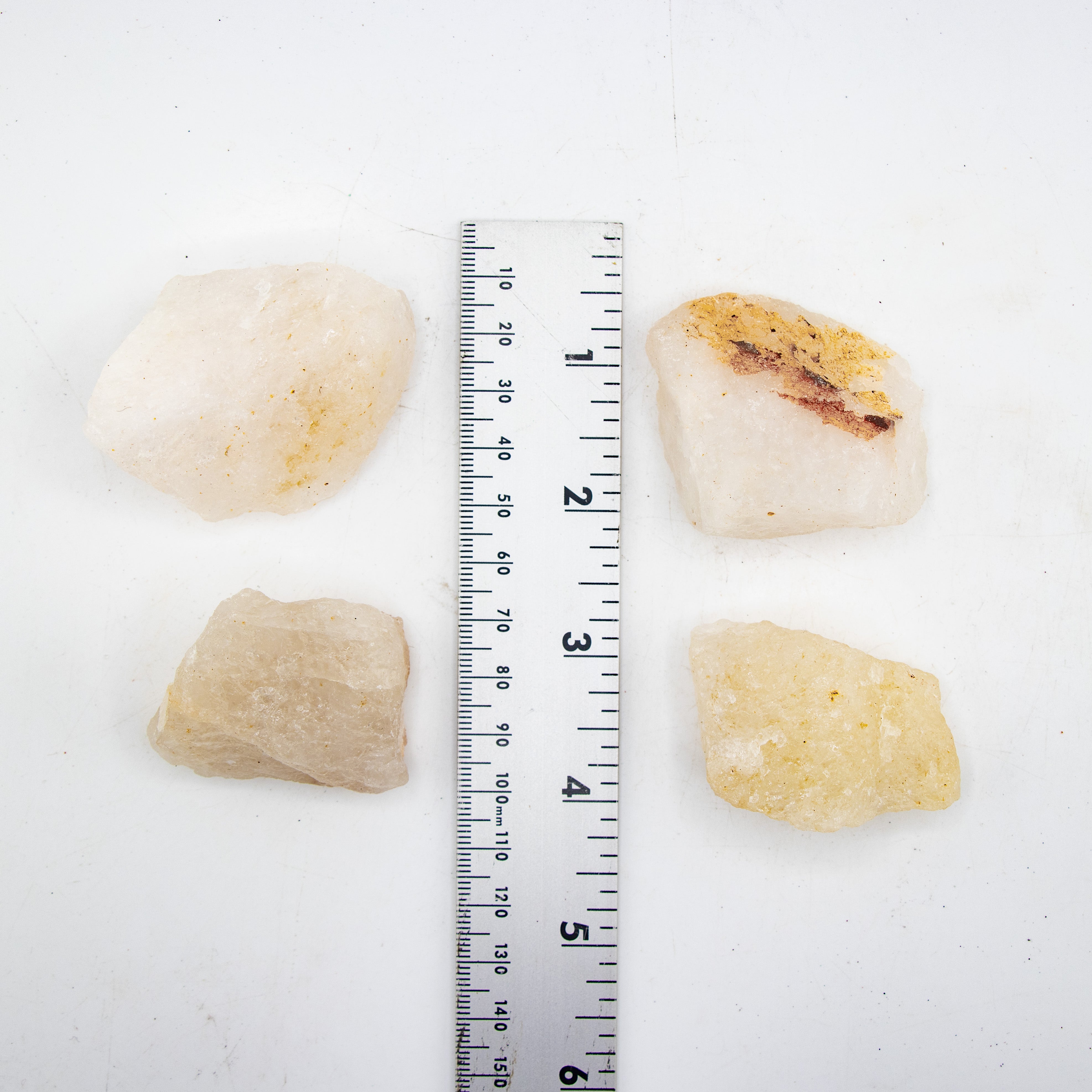 Milky Quartz Rough Stone, 3-6cm, 20 Pieces in a Pack, #0120