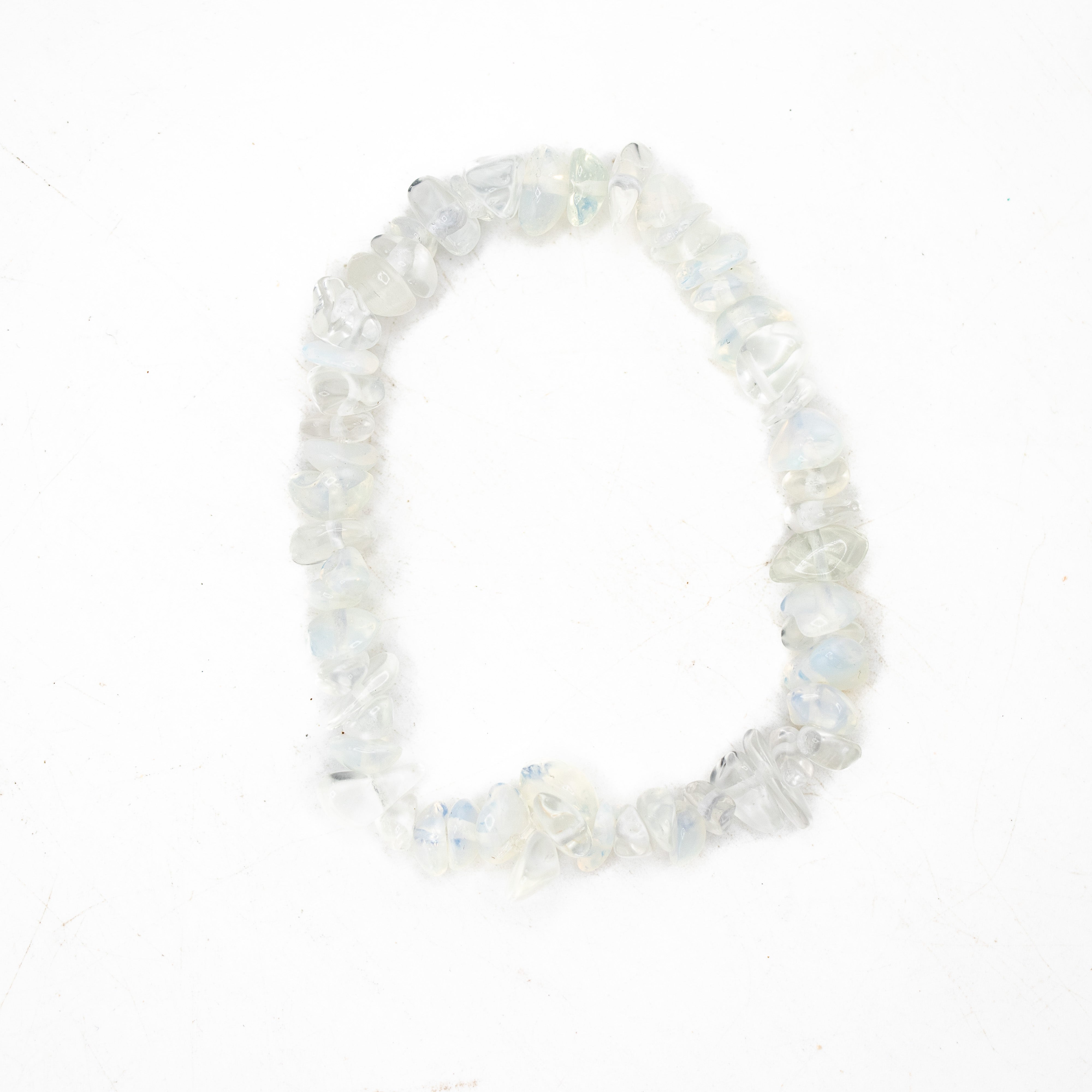 Opalite Chipped Stone Bracelet, 5 Pieces in a Pack