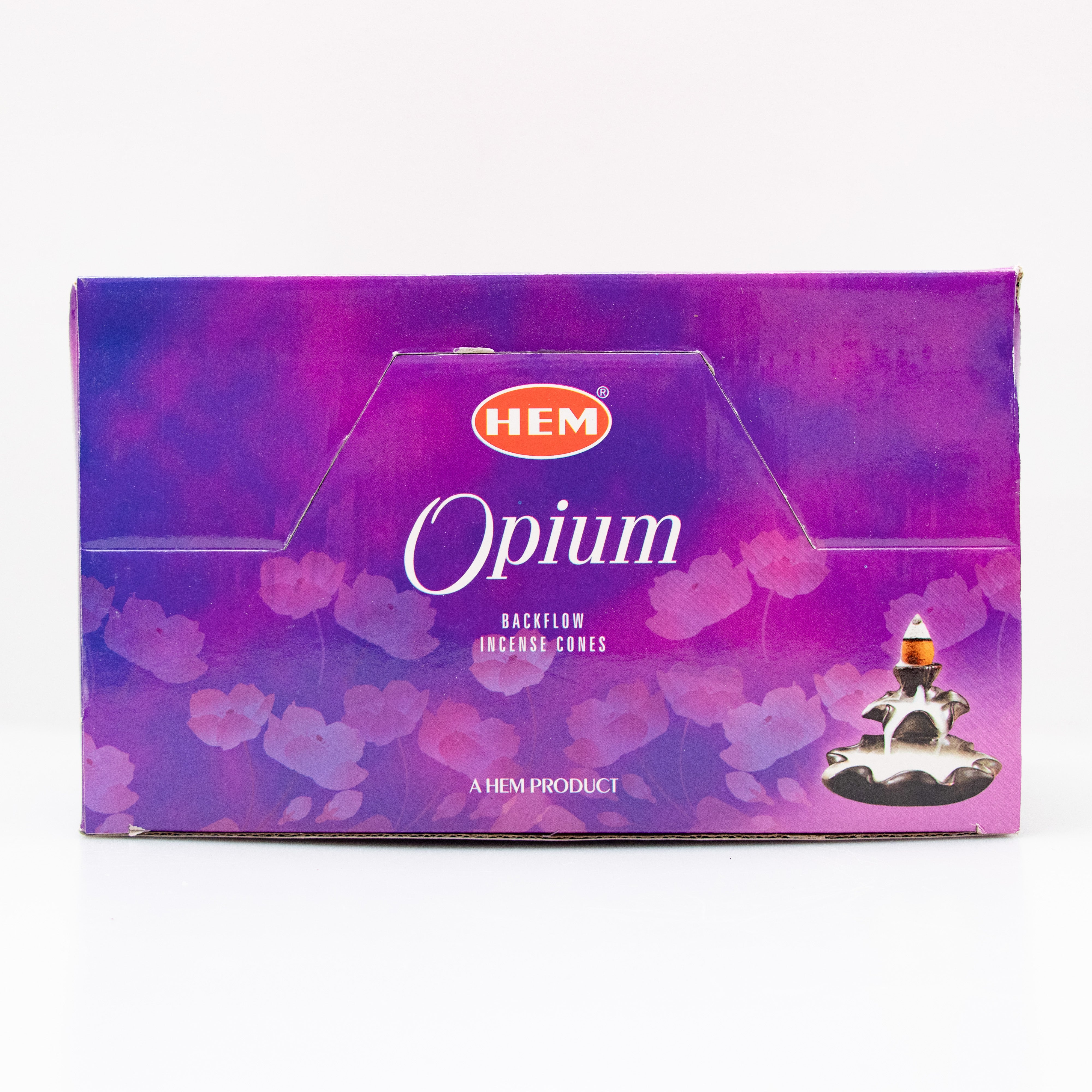 HEM Opium Backflow Cones, 12 Pack (40 cones each pack), 480 Cones