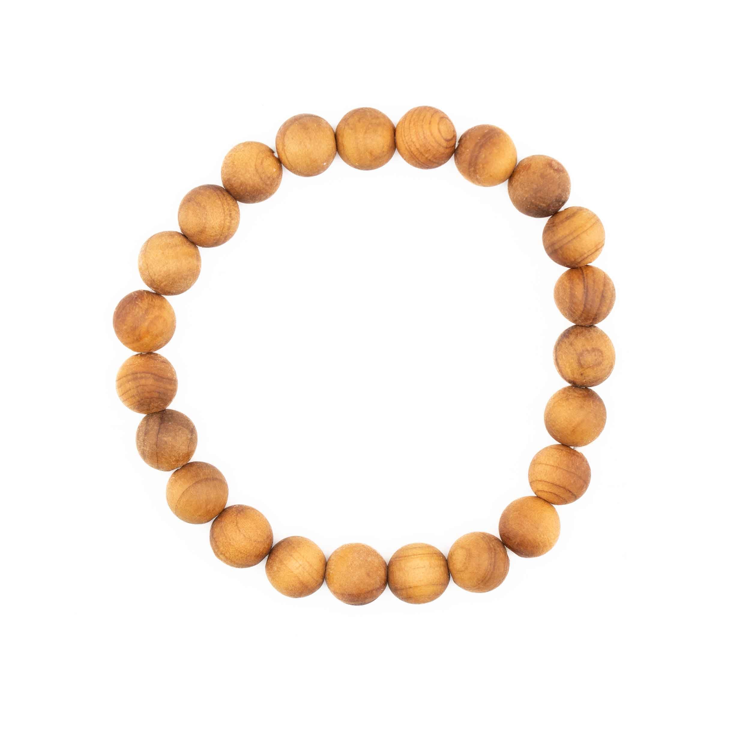 Palo Santo, Metal Free Bracelet, 8mm, 5 Pieces in a Pack