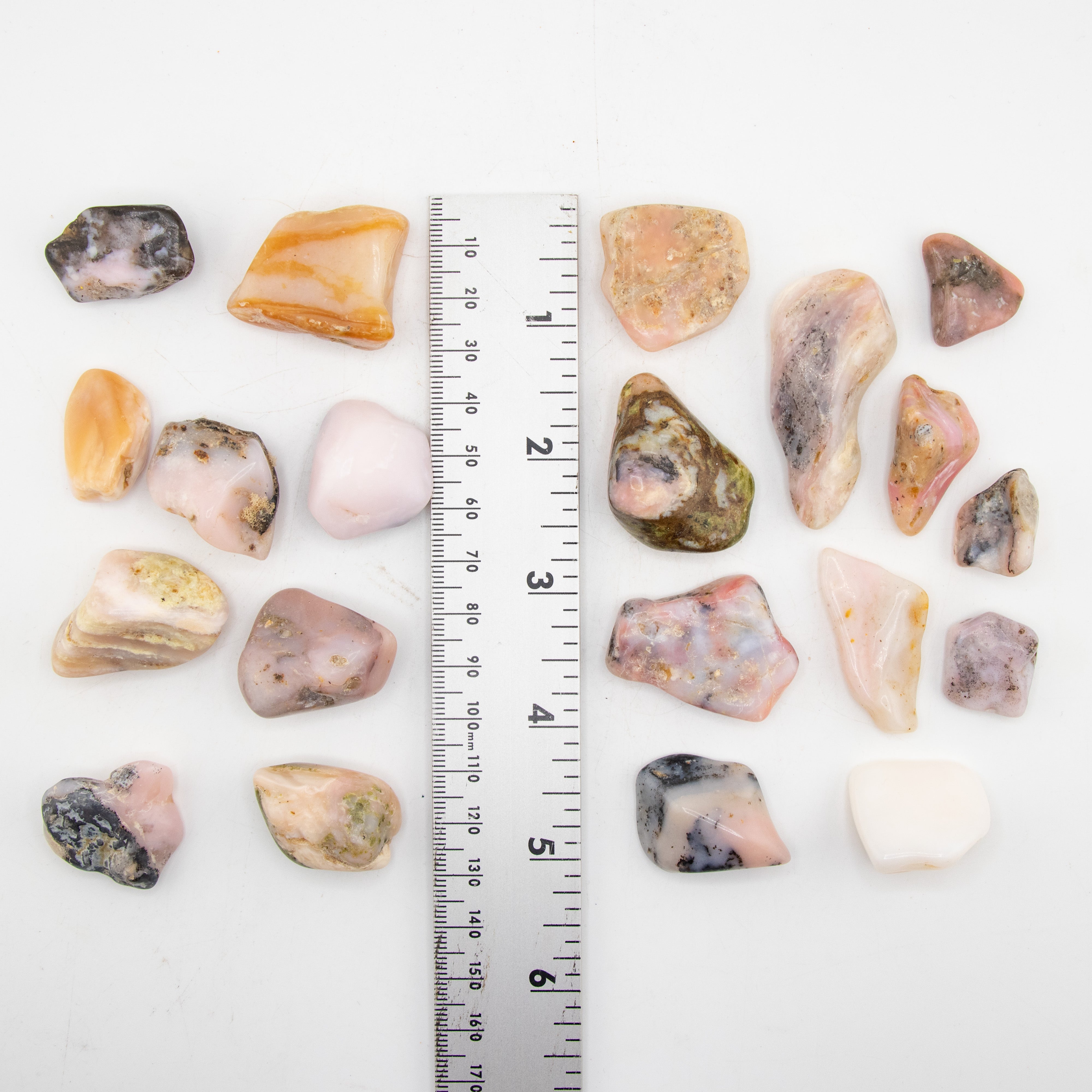 Pink Opal Tumbled Stone, 2-3cm, 1 Lb