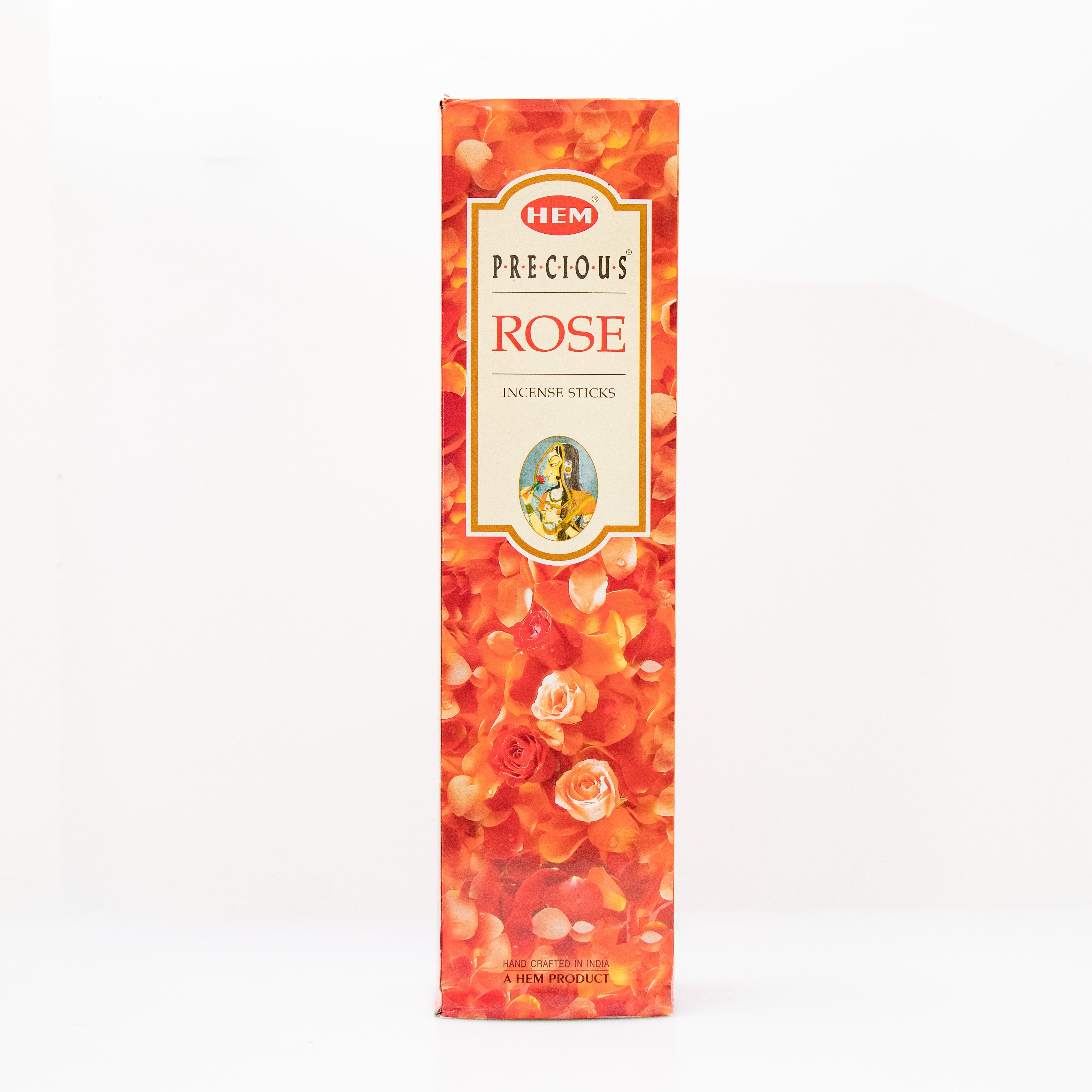 Hem Rose, Jumbo Incense Sticks, 16", 6 Pack Box