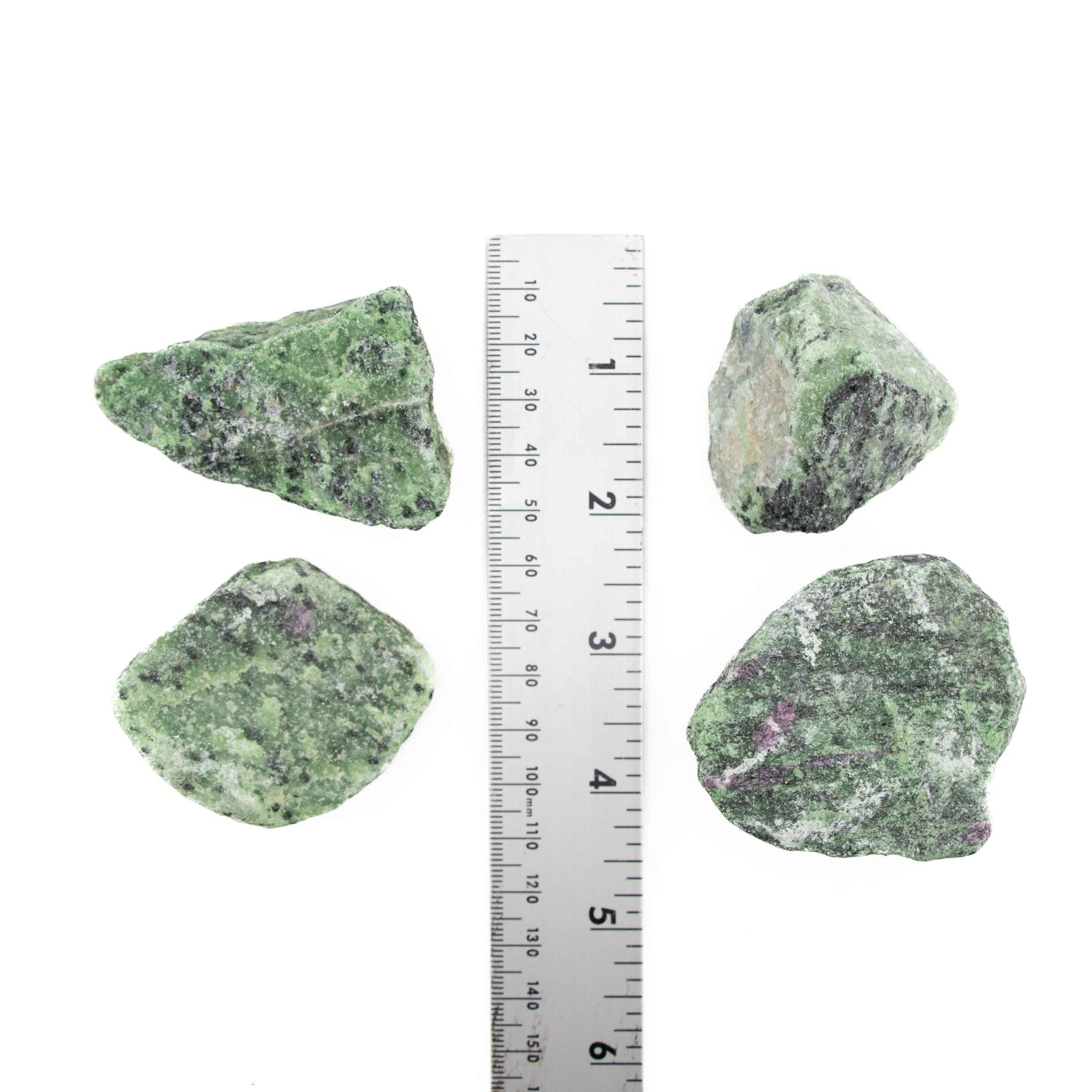 Ruby in Zoisite Rough Stone, 4-6cm, 1 KG Pack
