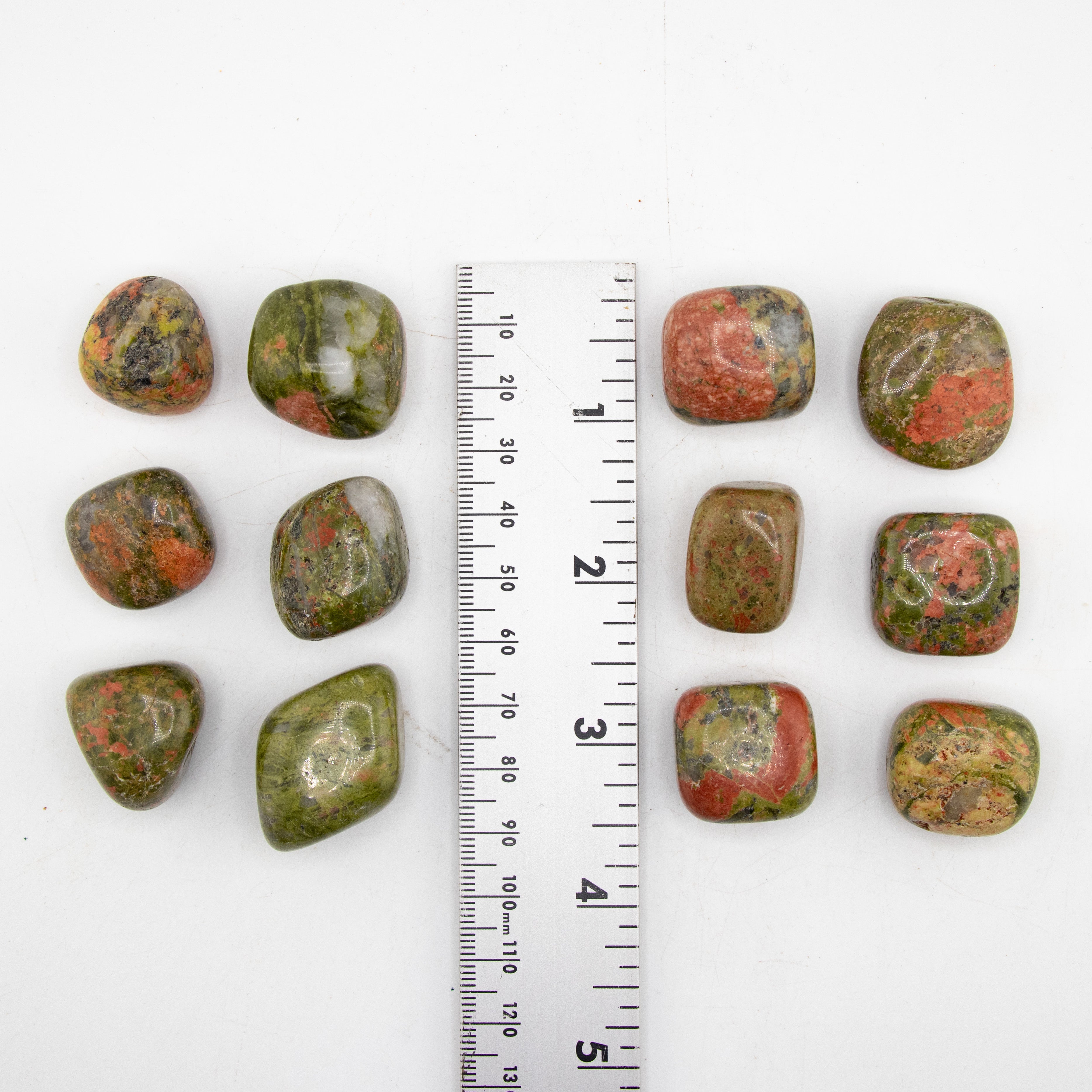 Unakite Tumbled Stone, 2-3cm, 1 Lb