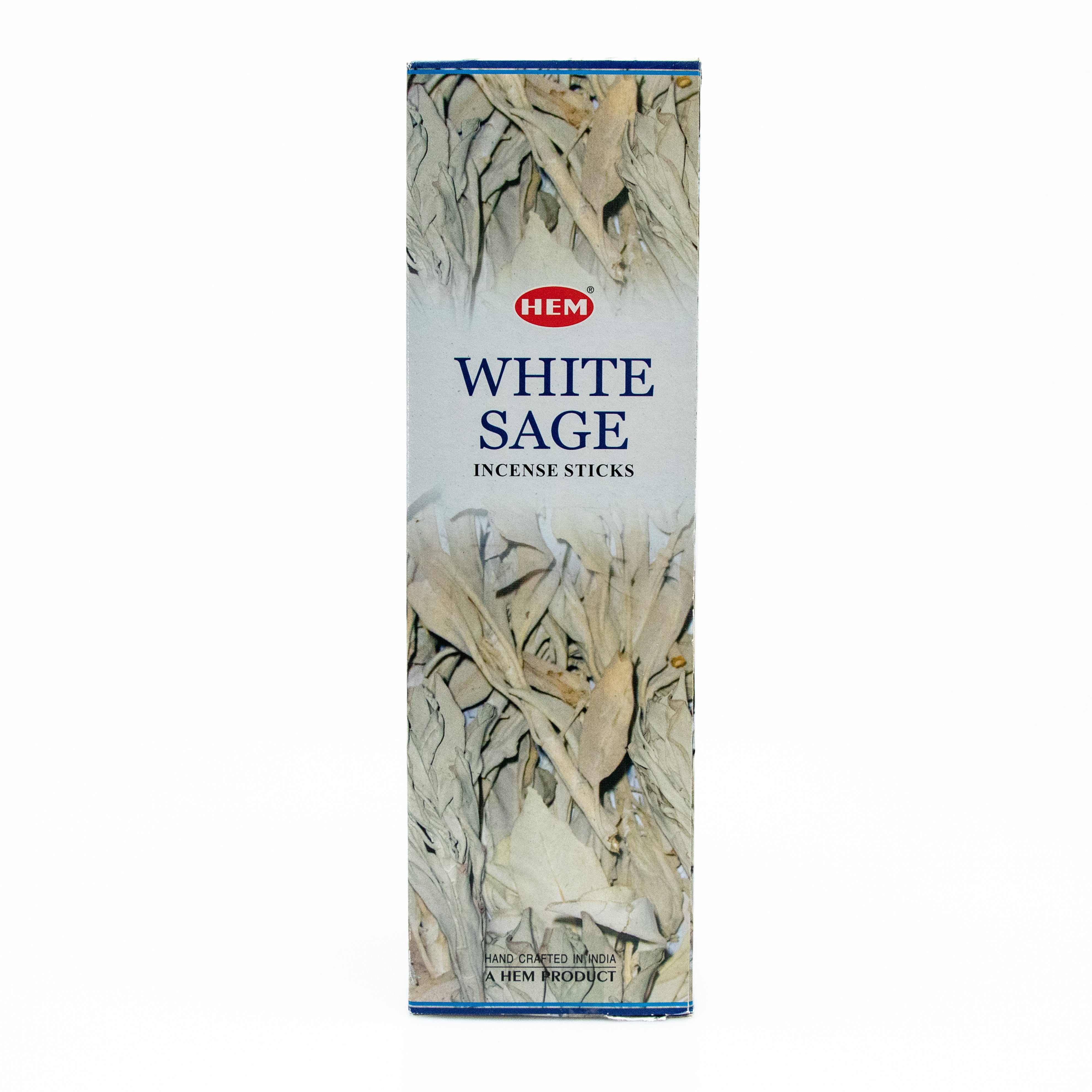 Hem White Sage, Incense Sticks, 8 Stick, 18 grams in one Pack, 25 Pack Box