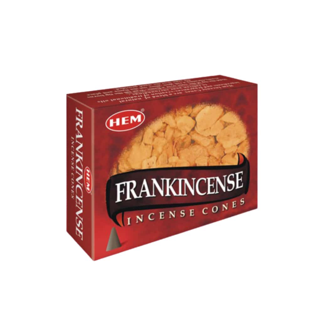 Hem Frankincense, Incense Cone, 24 grams in one Pack, 12 Pack Box