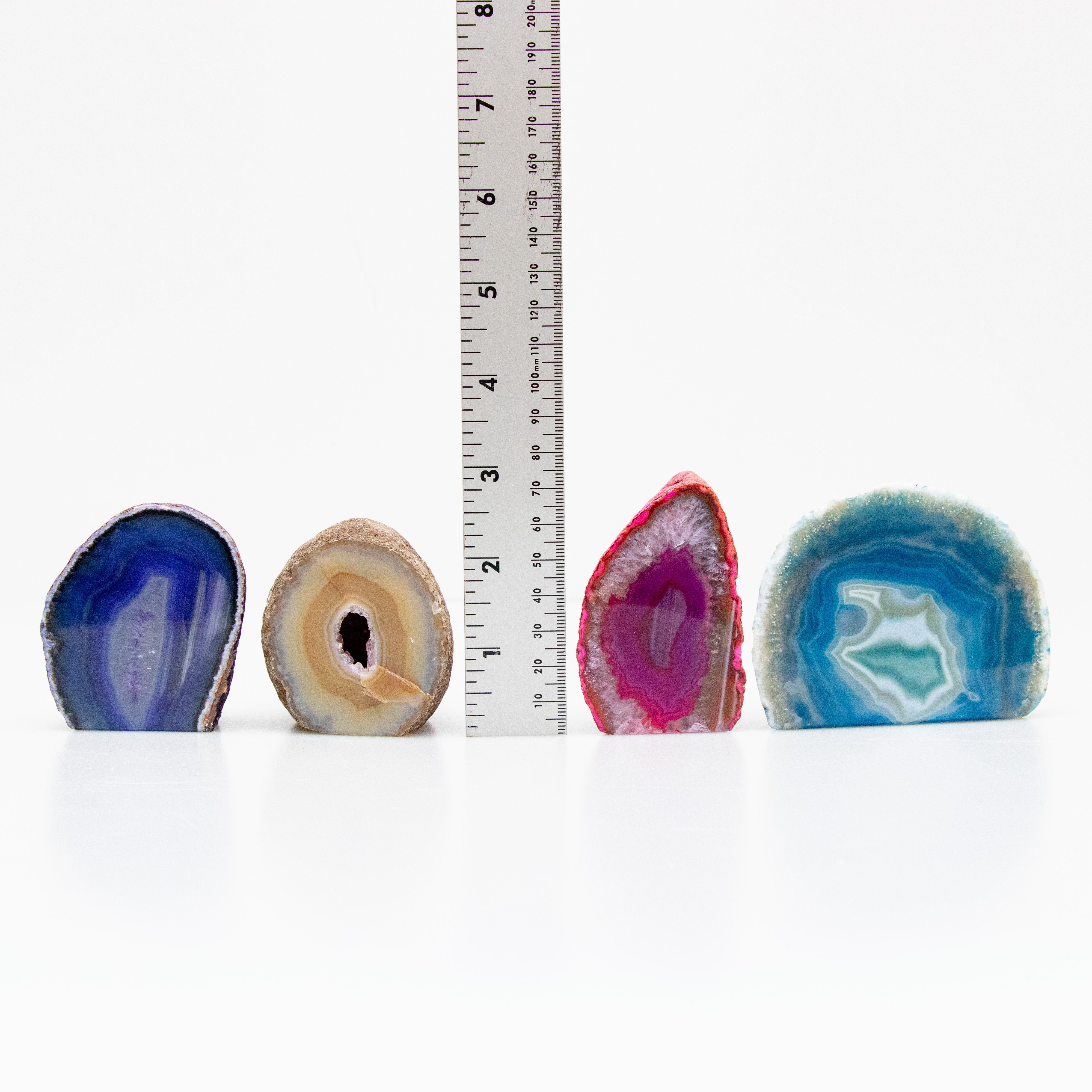 Medium Agate Geode with Cut Base (1 Piece)