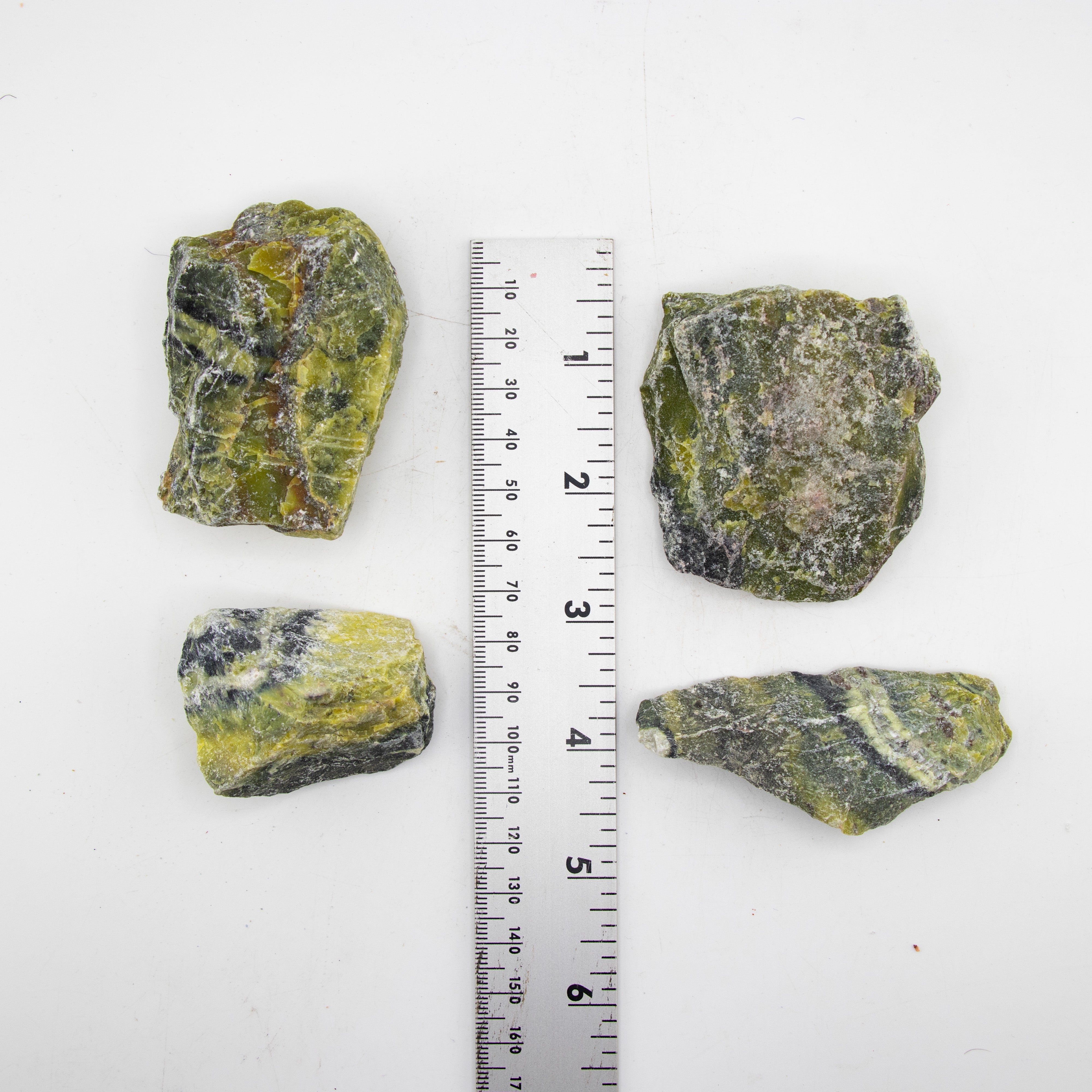 Serpentine Rough Stone, 3-5cm, 20 Pieces in a Pack, #093