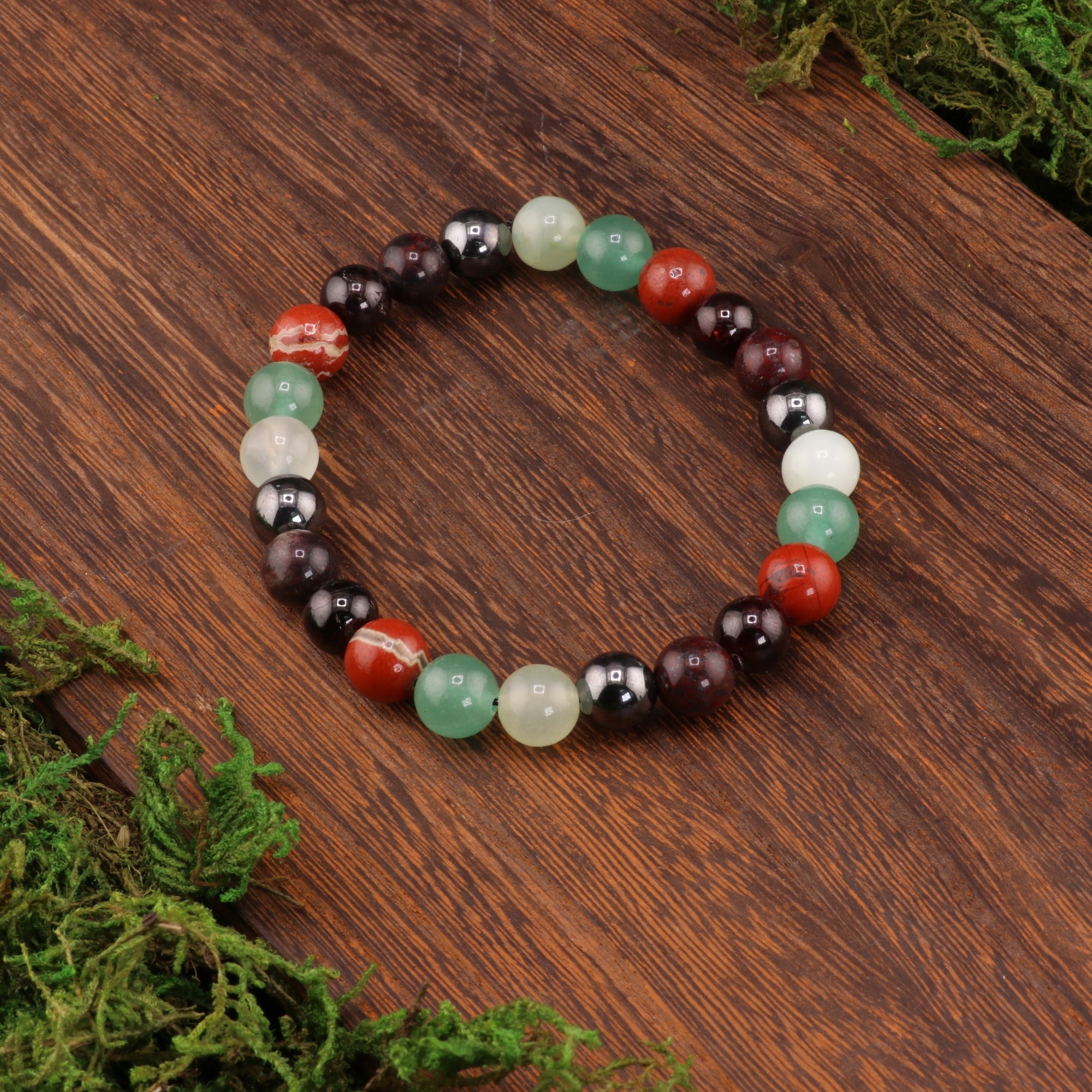 Aries Zodiac - Natural Gemstone Bracelets, 10 Pieces in a Pack