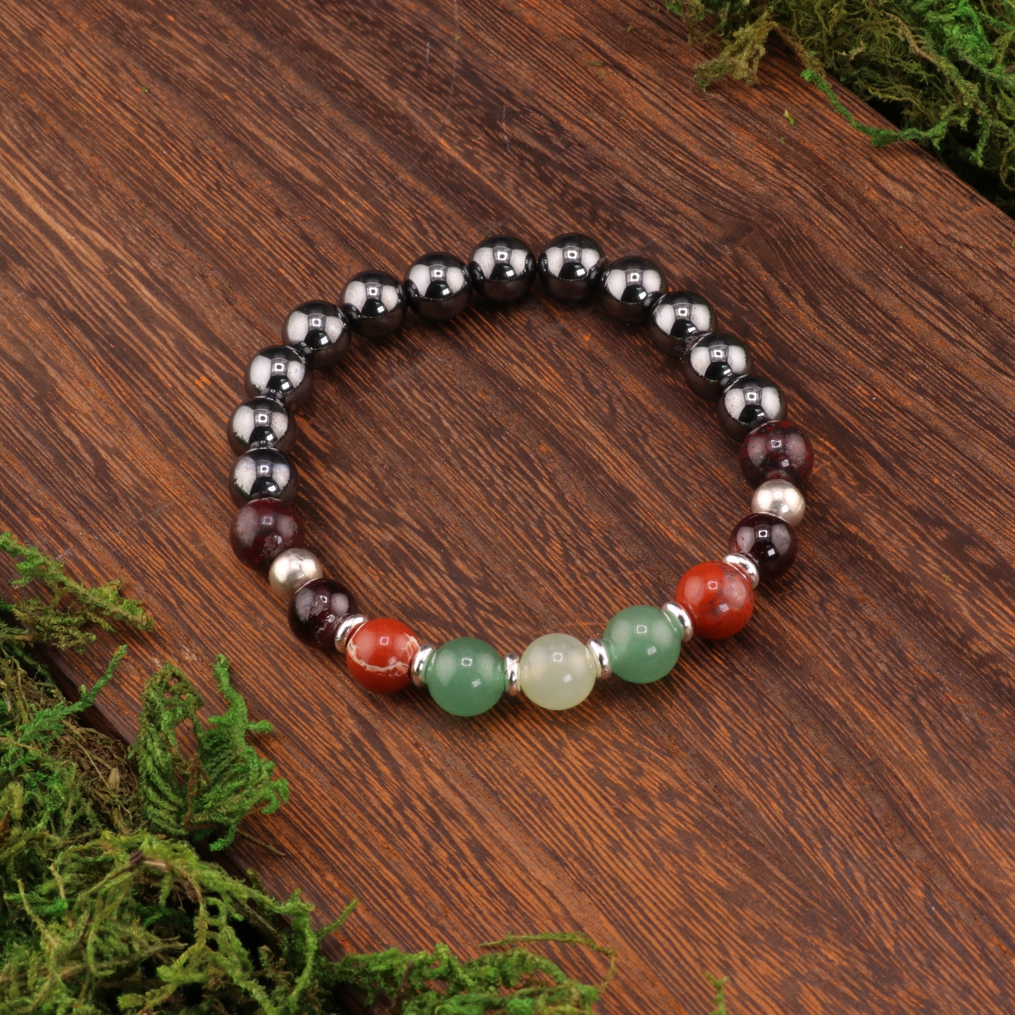 Aries Zodiac - Natural Gemstone Bracelets, 10 Pieces in a Pack