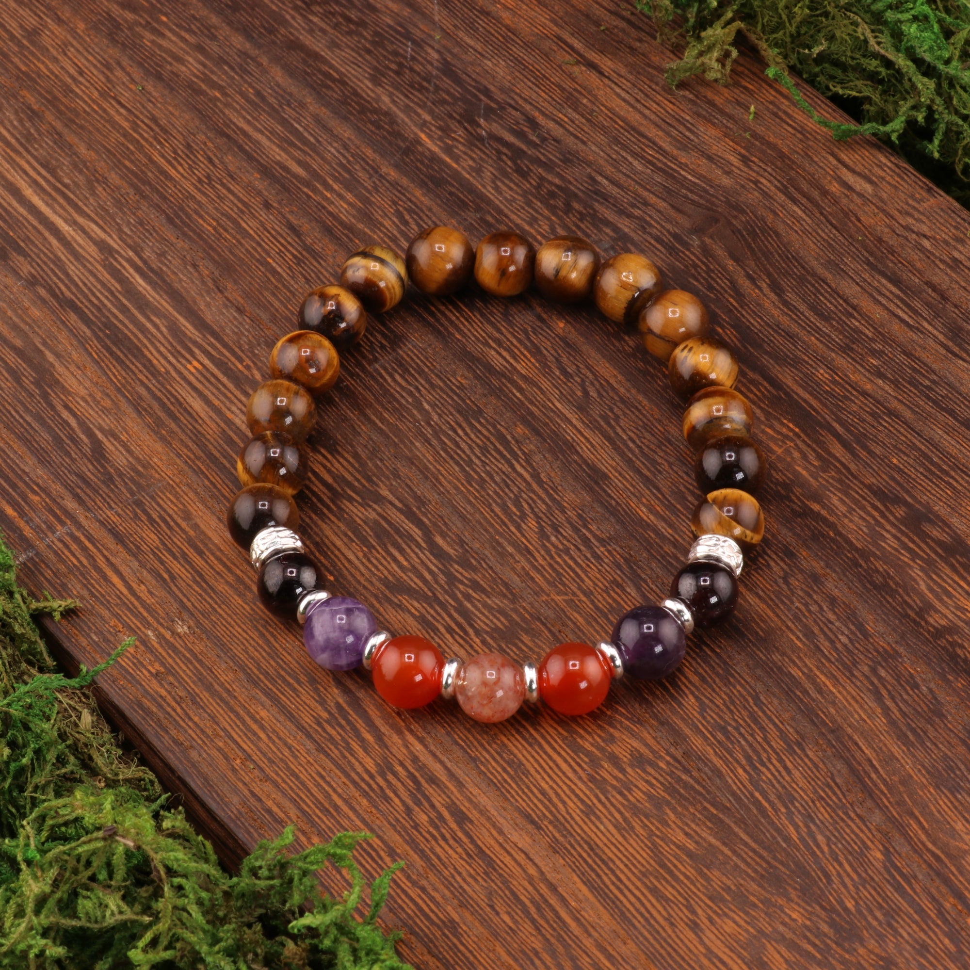 Leo Zodiac - Natural Gemstone Bracelets, 10 Pieces in a Pack