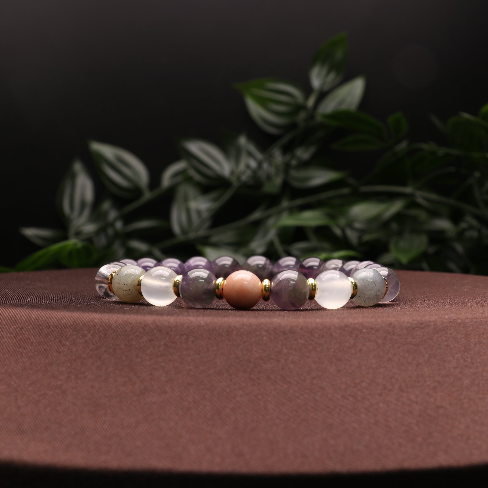 Depression Intention - Natural Gemstone Bracelets, 10 Pieces in a Pack