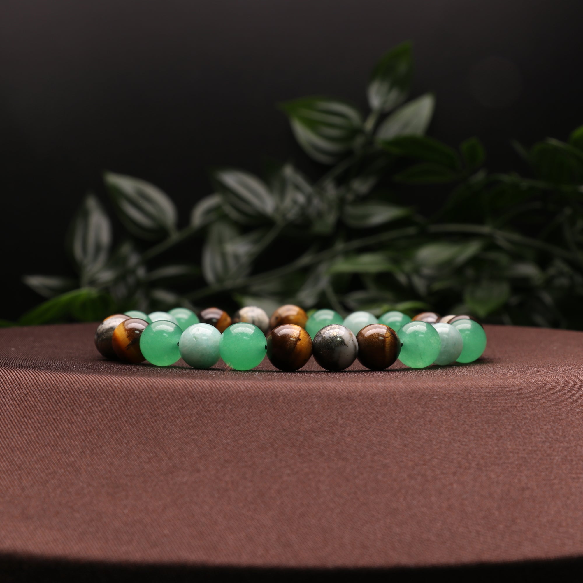 Money Intention - Natural Gemstone Bracelets, 10 Pieces in a Pack