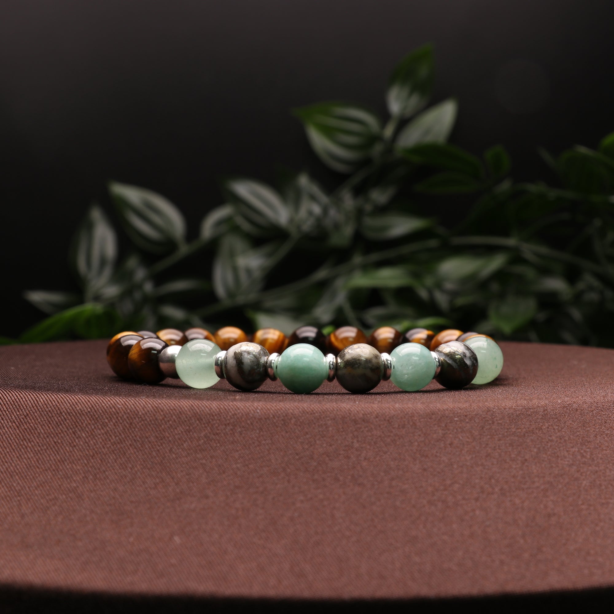 Money Intention - Natural Gemstone Bracelets, 10 Pieces in a Pack