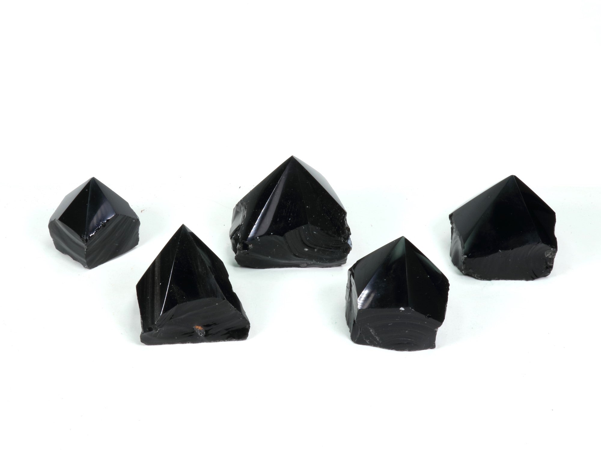 Black Obsidian Power Point, 3"-4" Inch, 200-400gr Each, 1 Piece