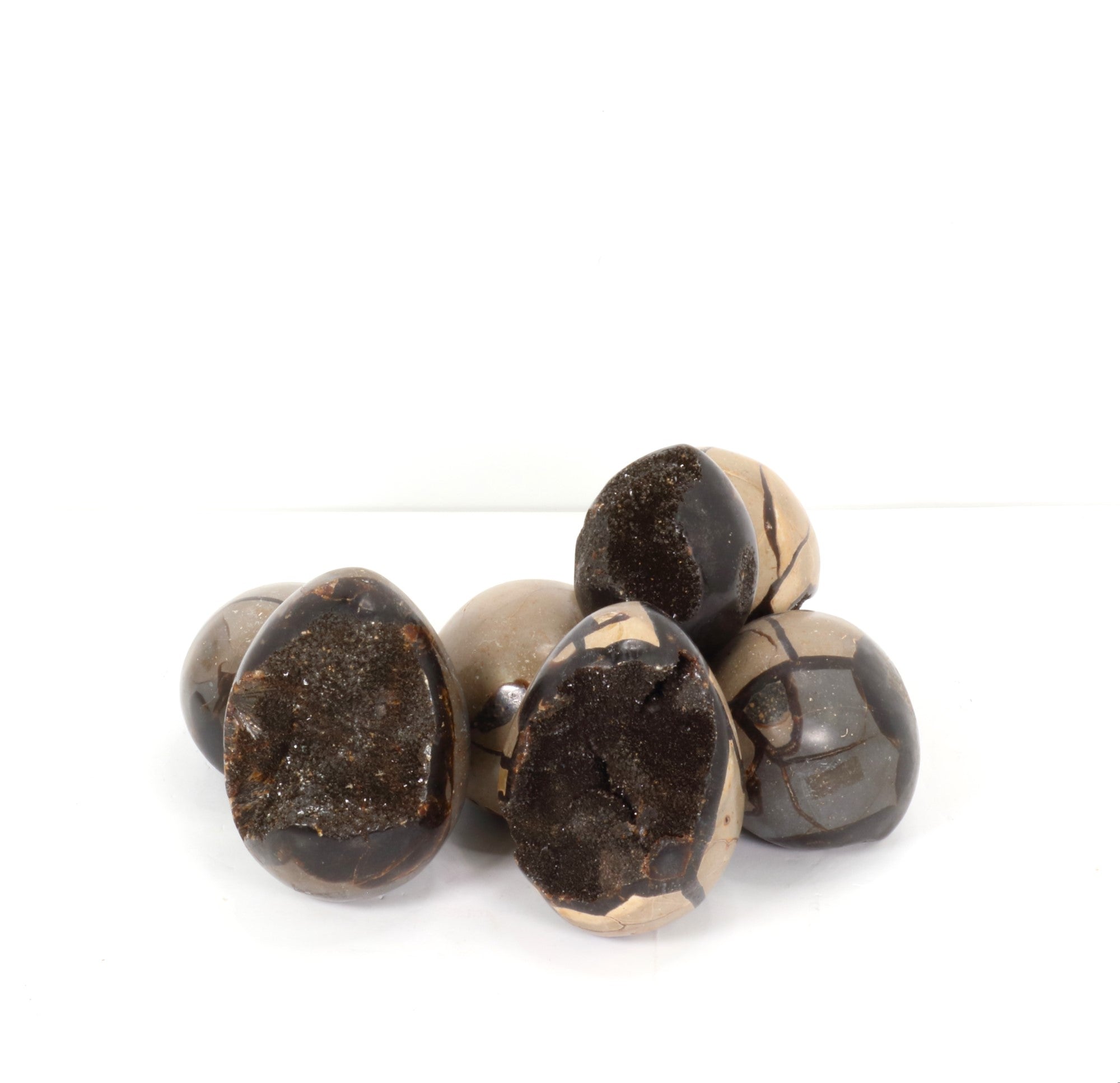 Septarian Dragon Egg, 4" x 3" Inch, Medium Size, 1 Piece #002