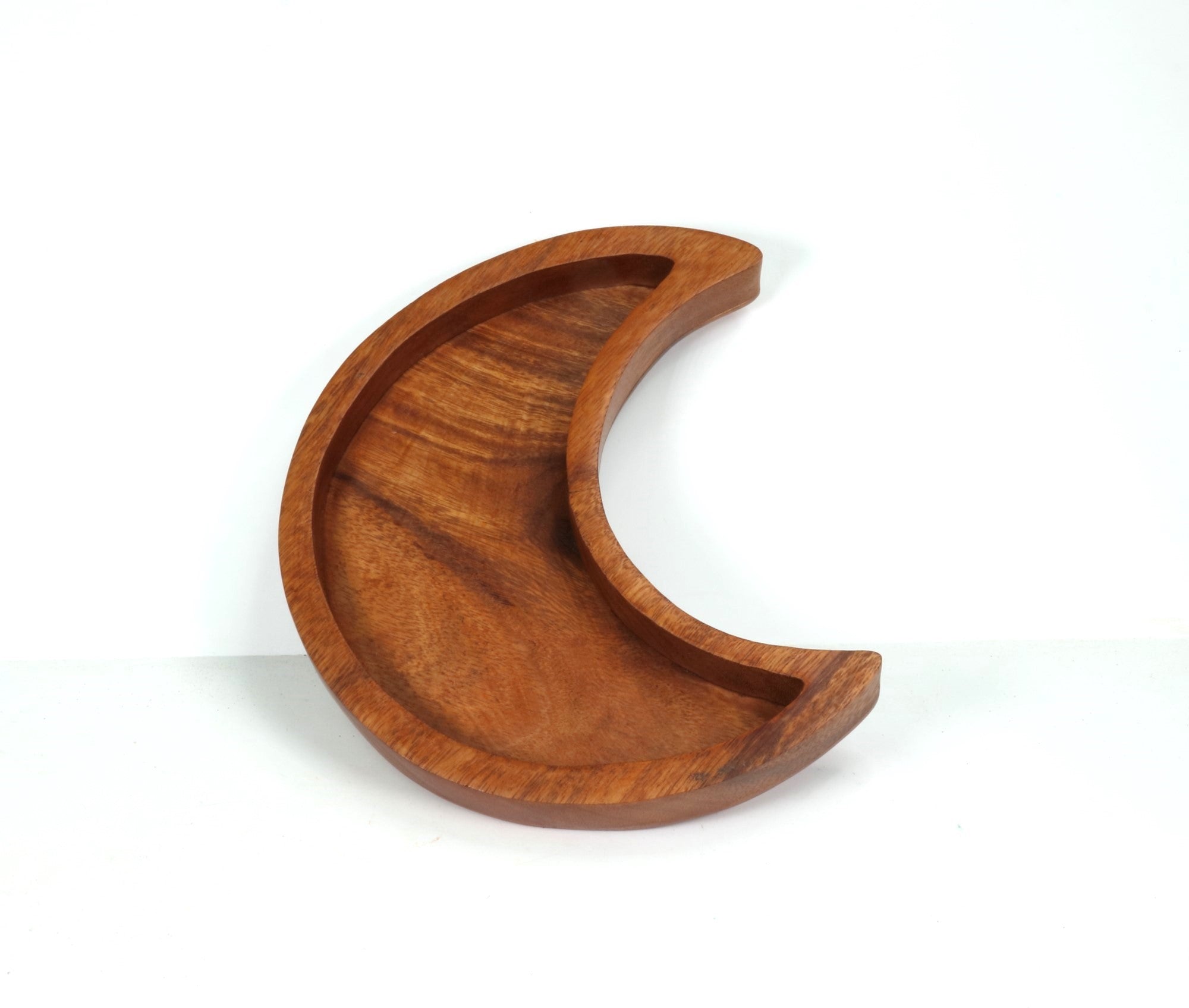 Moon Wood Bowl, 8" x 9,5" Inch