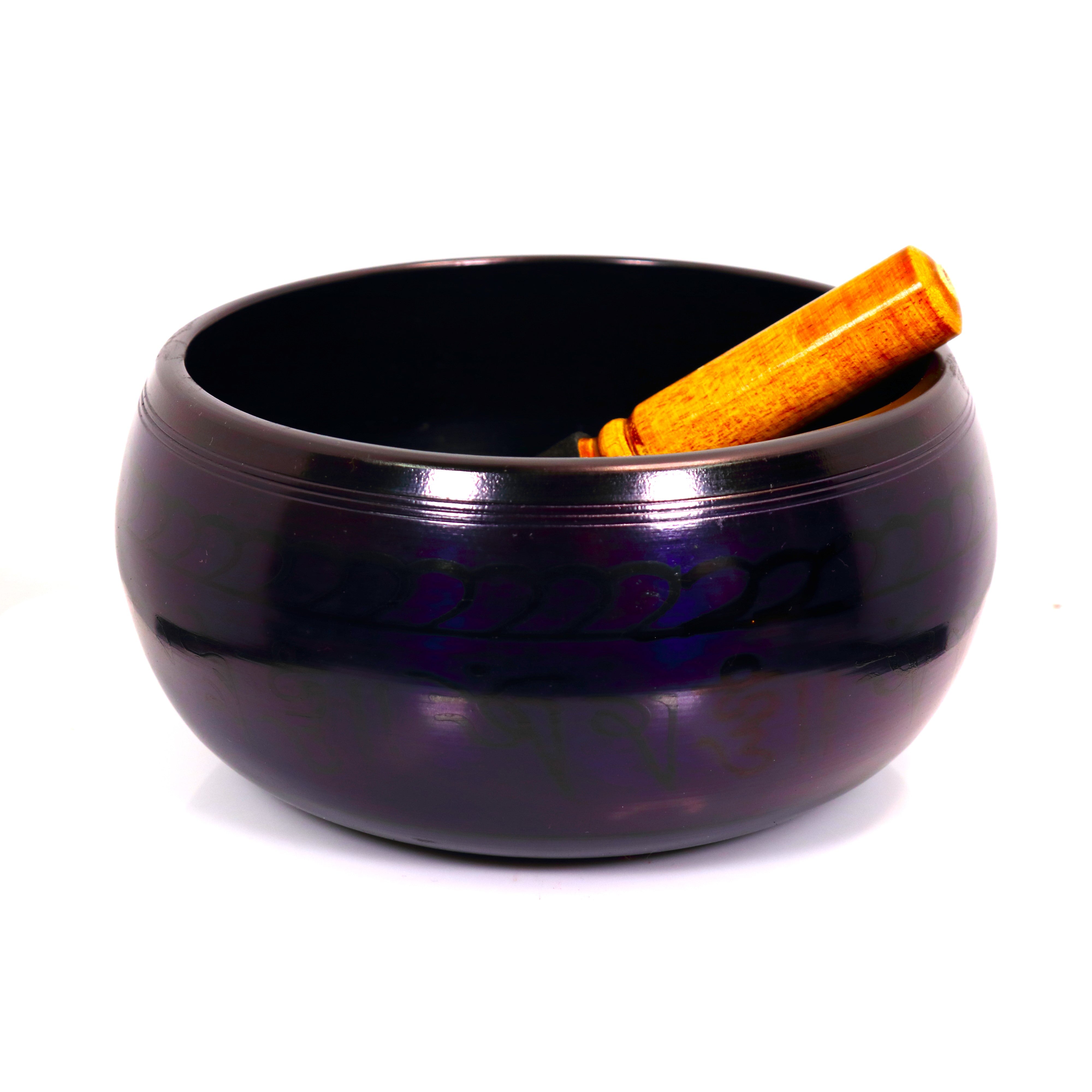 Atma Buti Metal Singing Bowl Purple, 7" Inch, 1170 Grams