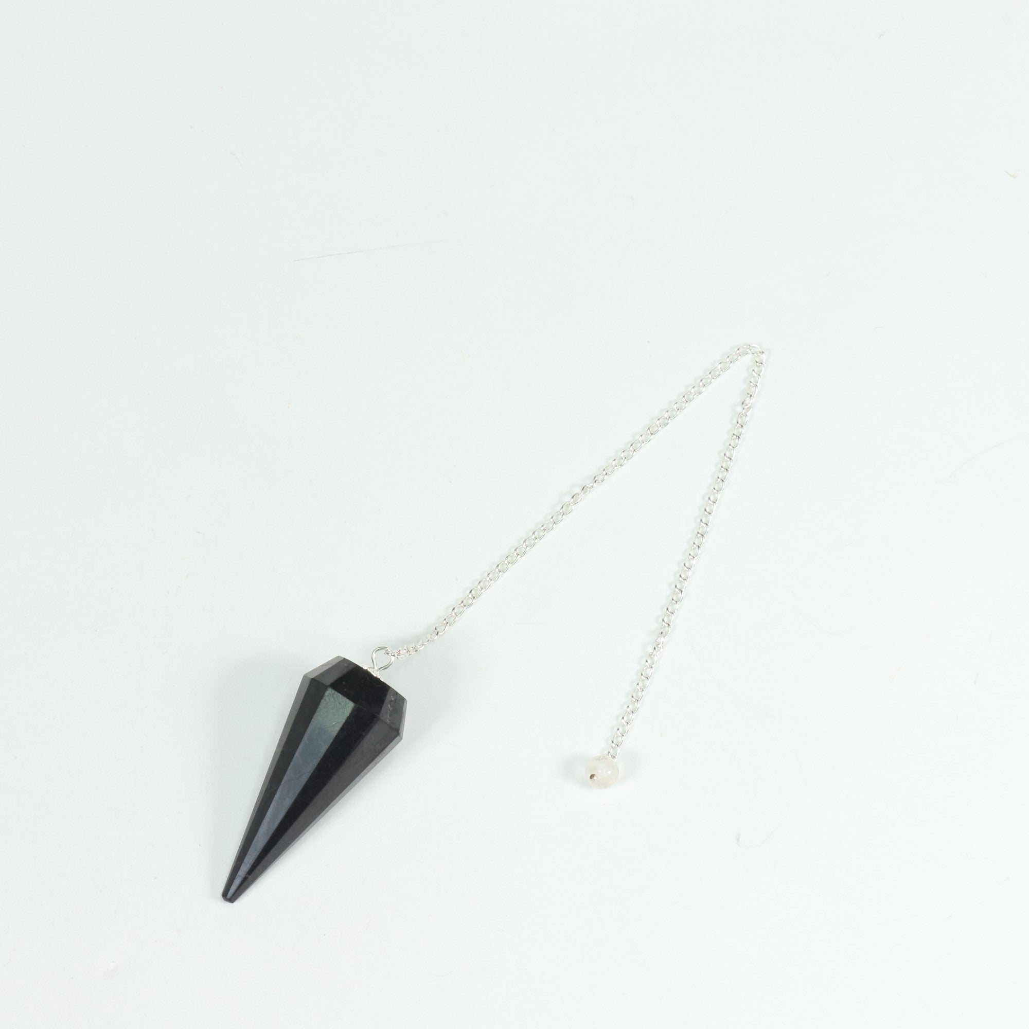 Natural Shungite Pendulum, 9,5" x 2" Inch, 10 Pieces in a Pack, #0021