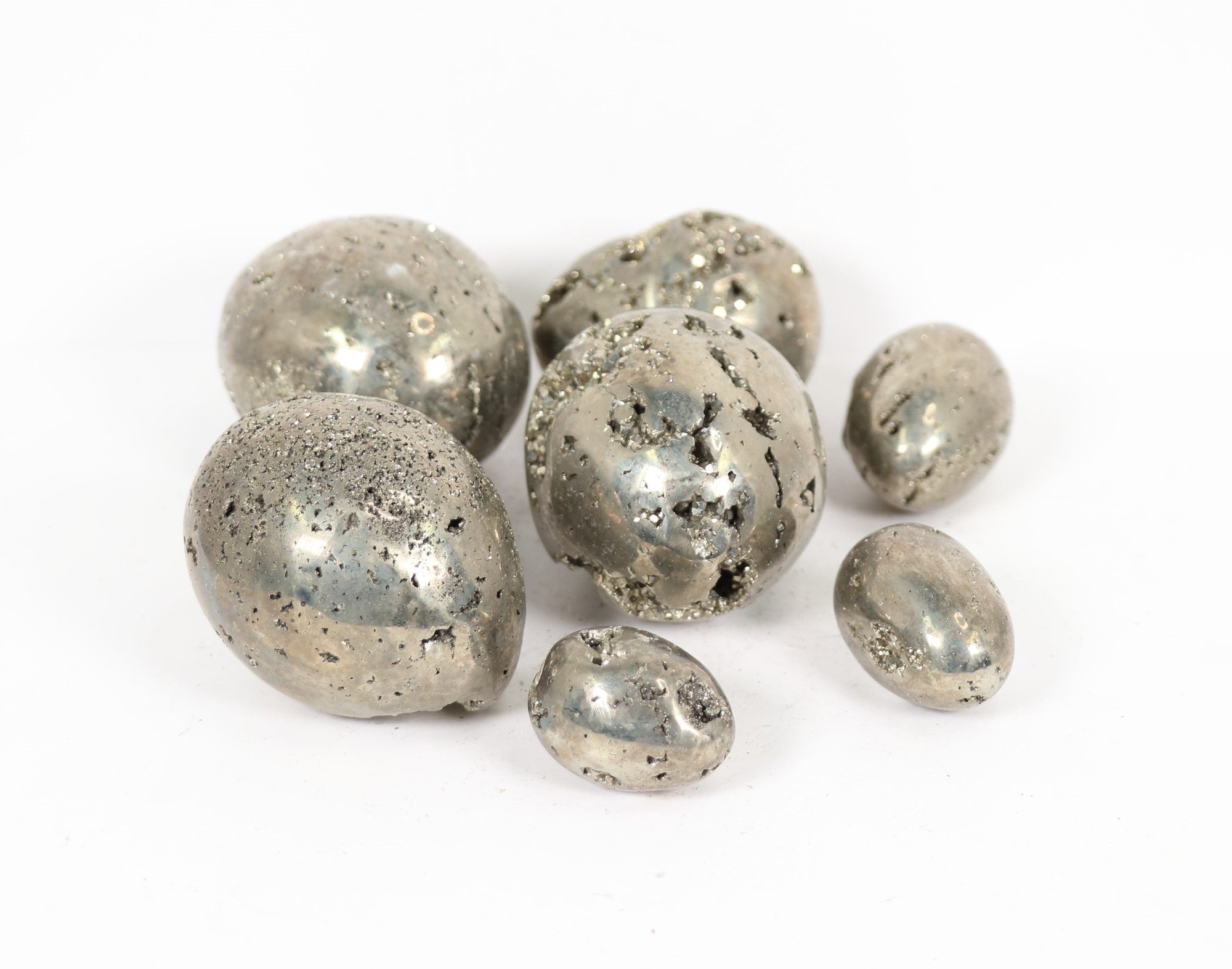 Pyrite Egg Shaped, ~3" Inch, 200-300 gr, 1 Piece