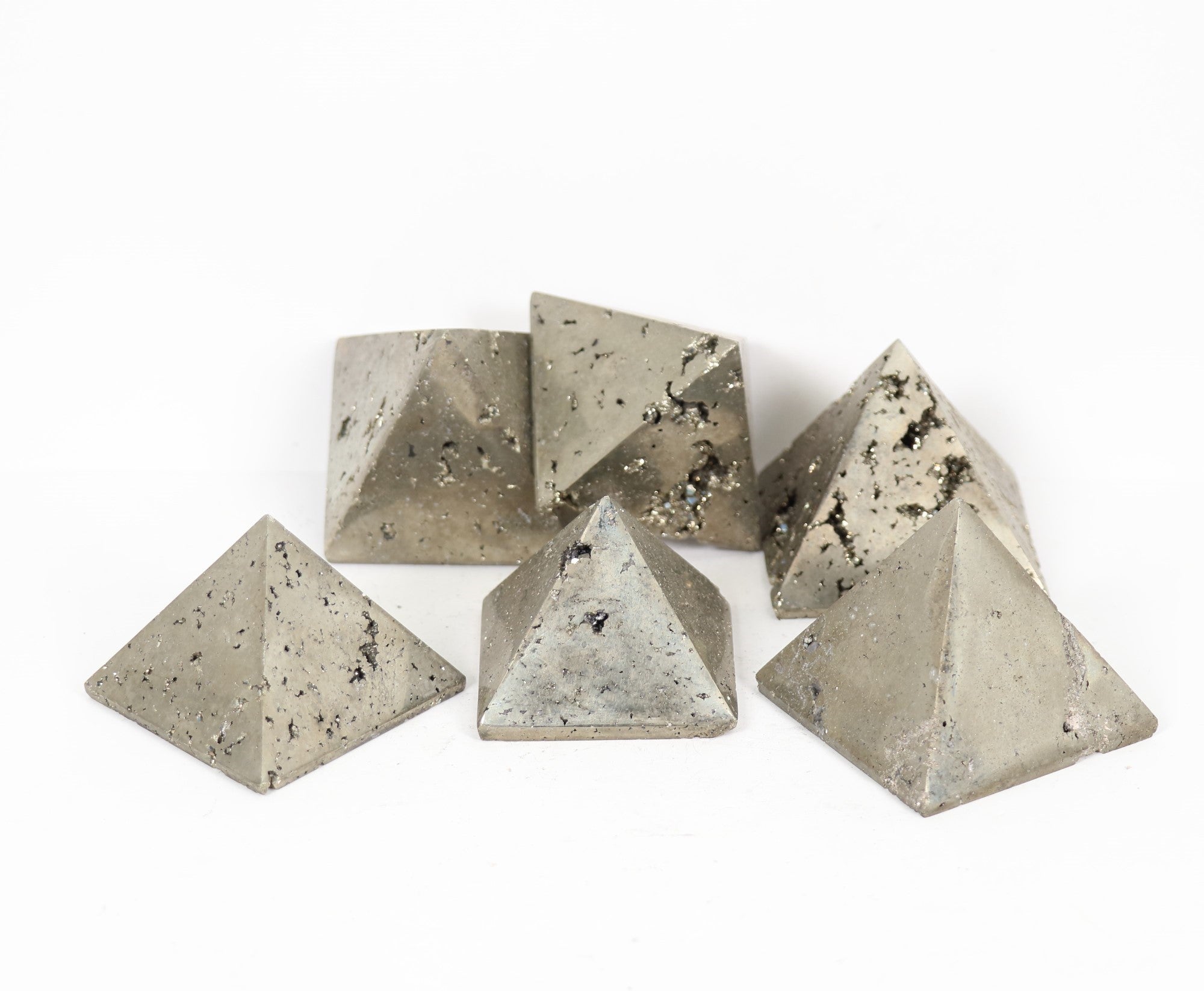 Pyrite Pyramid Shaped, ~2" Inch, 100-200 gr, 1 piece