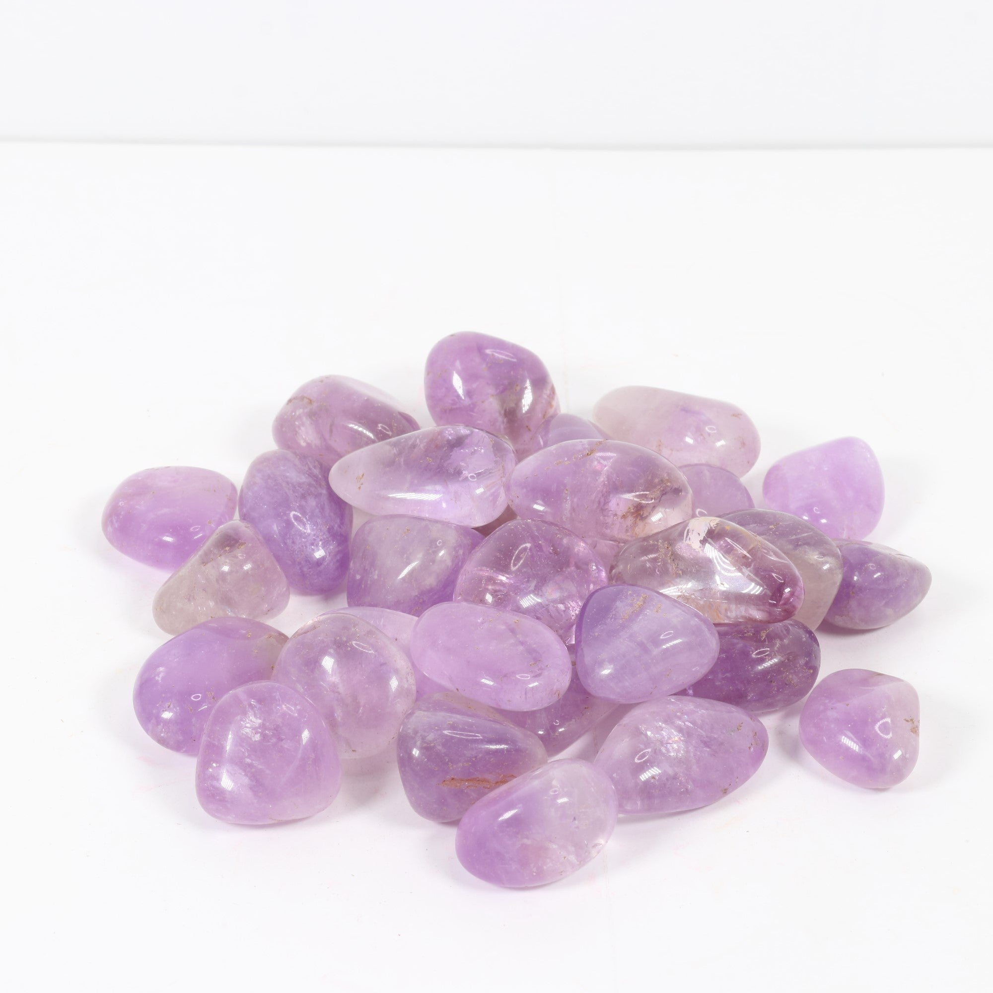 Amethyst Tumbled Stone, 2-3cm, Quality B, 1 Lb