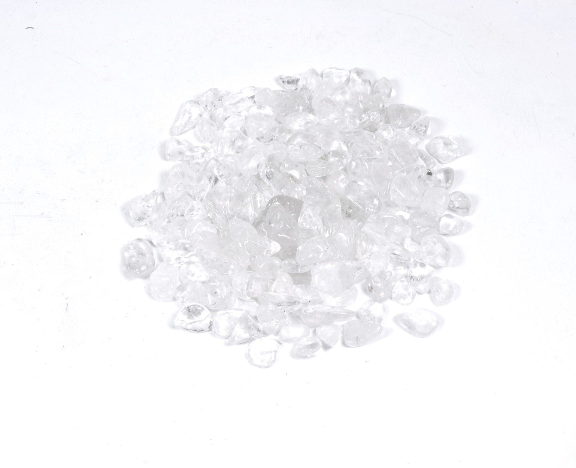 Clear Quartz Tumbled Stone, 1-2cm, 1 Lb