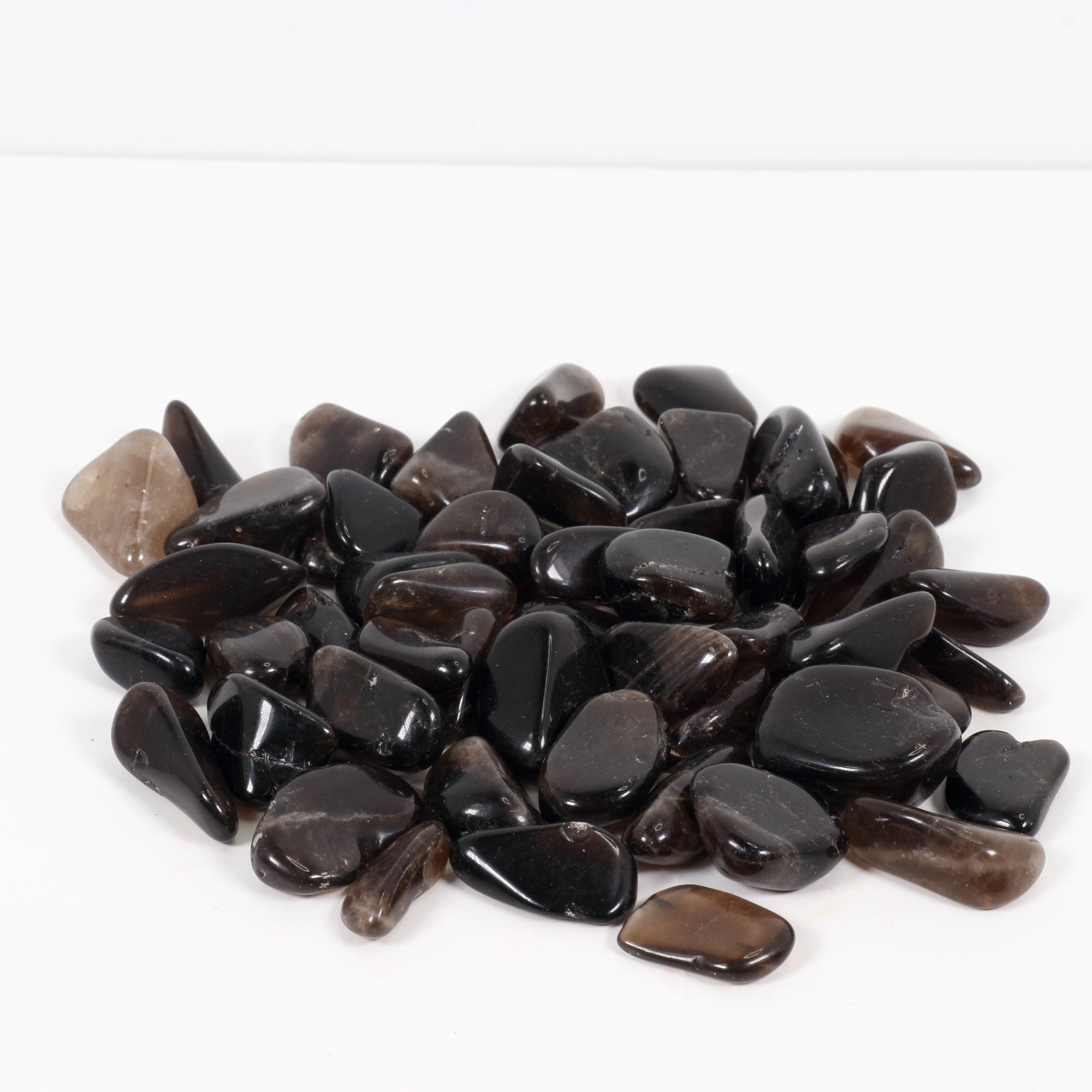 Smoky Quartz Tumbled Stone, 2-3cm, Quality A, 1 Lb