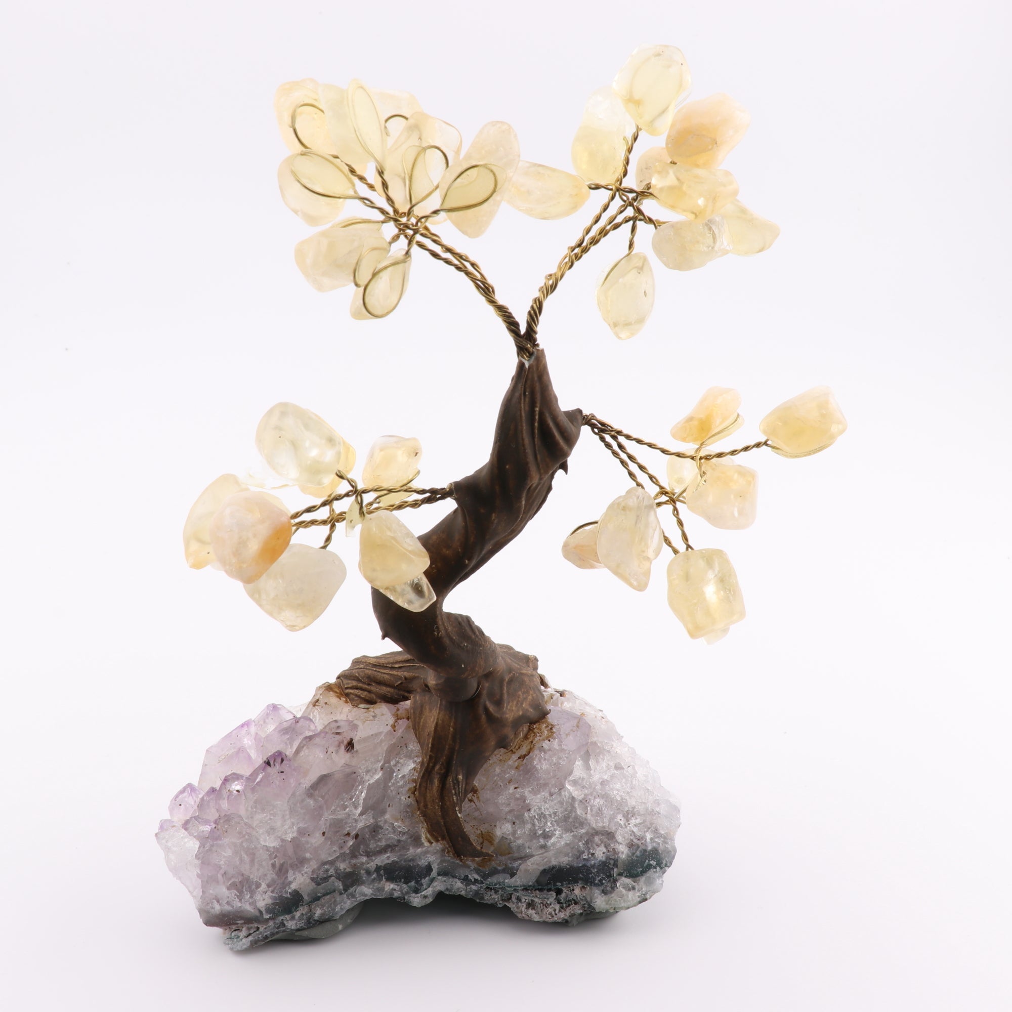 Citrine Large Bonsai Tree, 5" Inch, 10 Pieces in a Pack